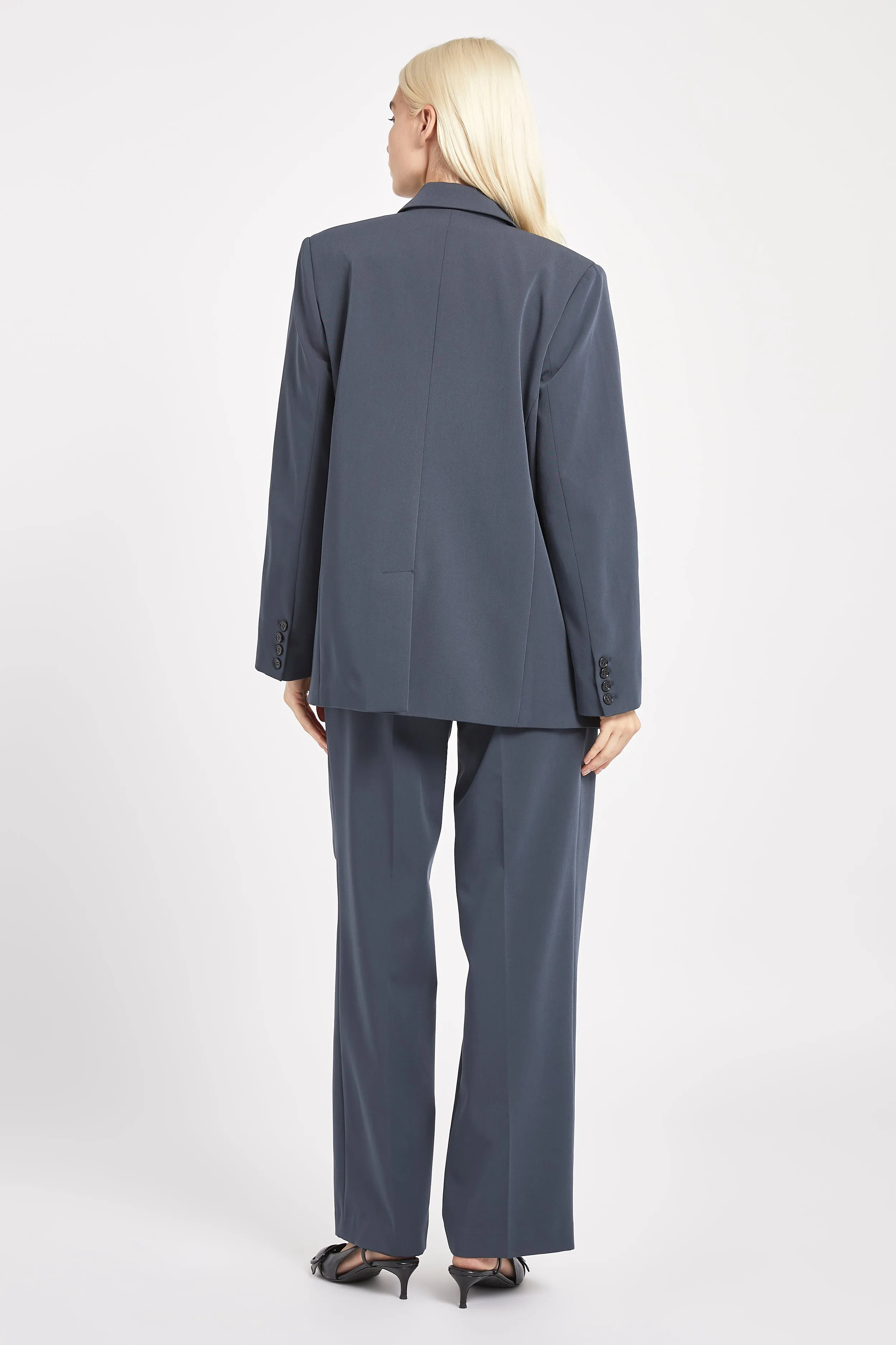 Oversized Dad Blazer - Navy sold by Because of Alice product image thumbnail 4