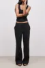 Tailored Linen Trousers - Black sold by Because of Alice