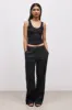 Tailored Linen Trousers - Black sold by Because of Alice