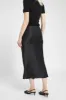 Satin Slip Midi Skirt - Black sold by Because of Alice
