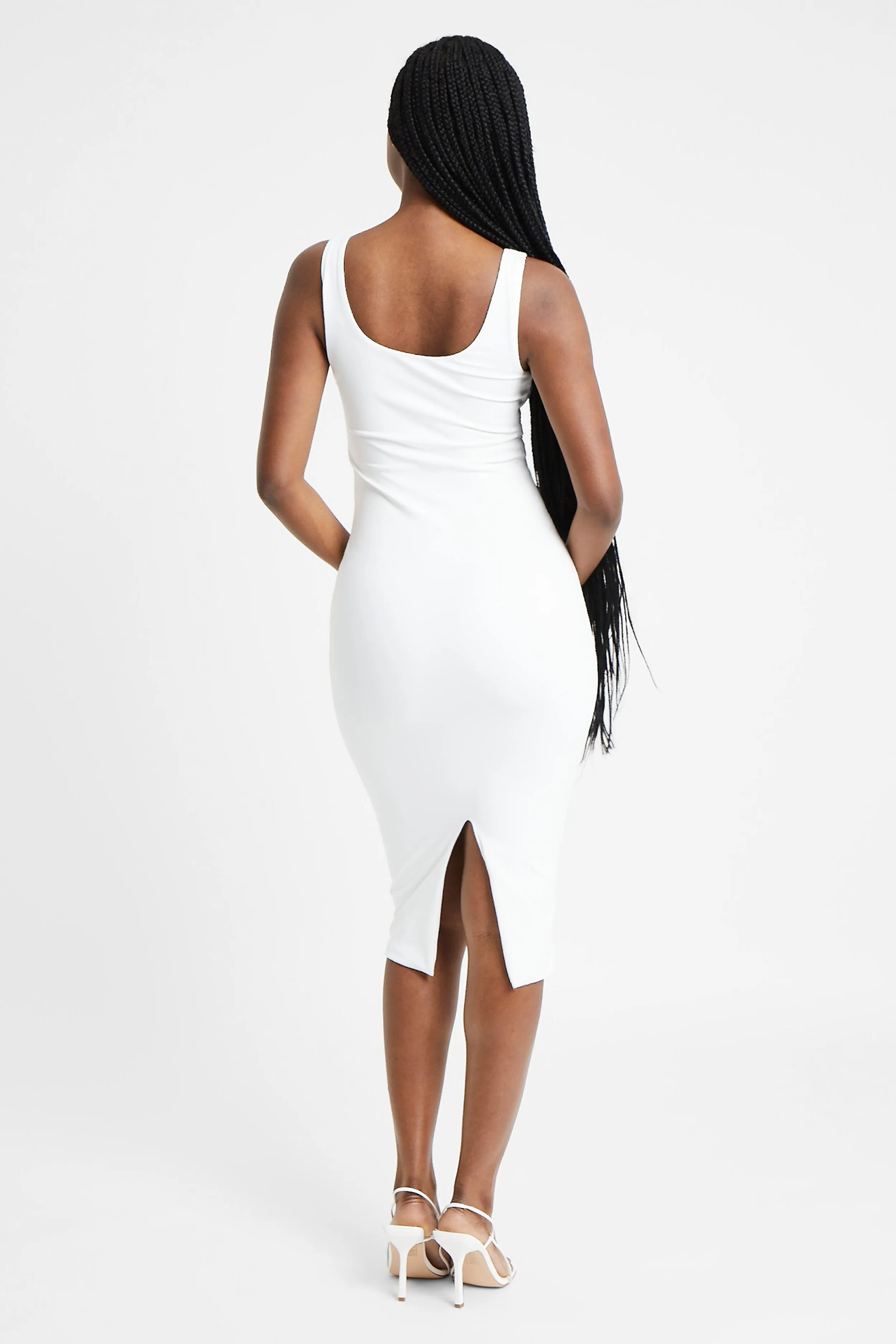 Tank Midi Dress - Ivory sold by Because of Alice product image thumbnail 2