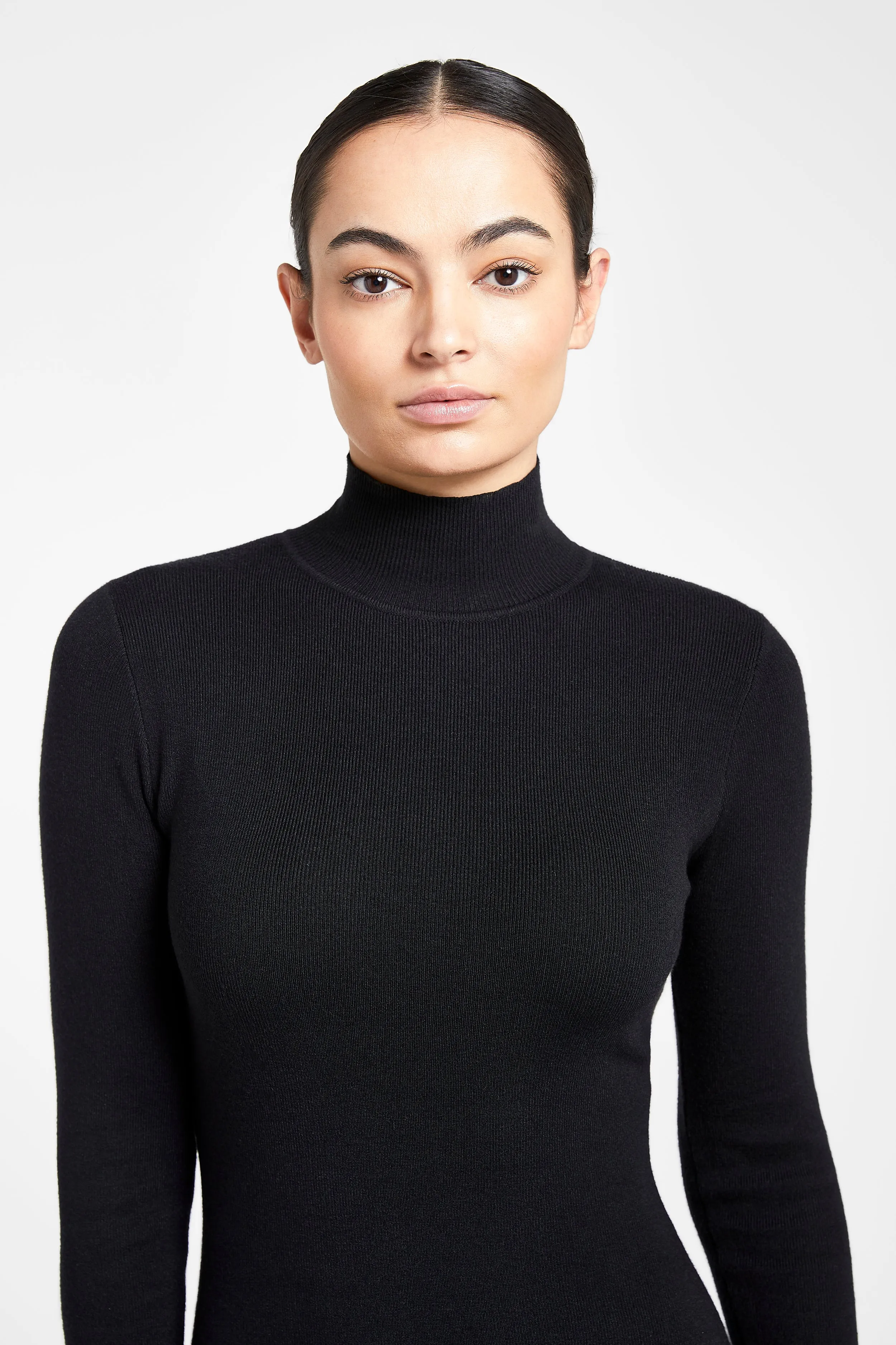 Fine Knit Ultra Maxi Dress - Black sold by Because of Alice product image thumbnail 4