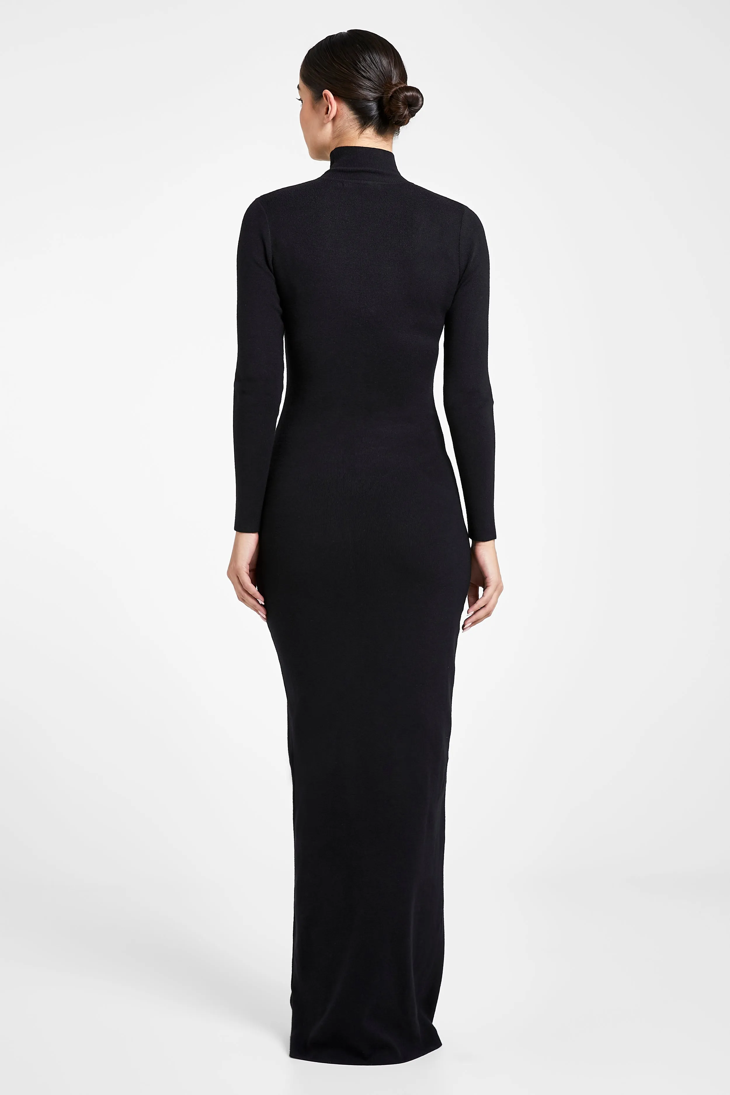 Fine Knit Ultra Maxi Dress - Black sold by Because of Alice product image thumbnail 2