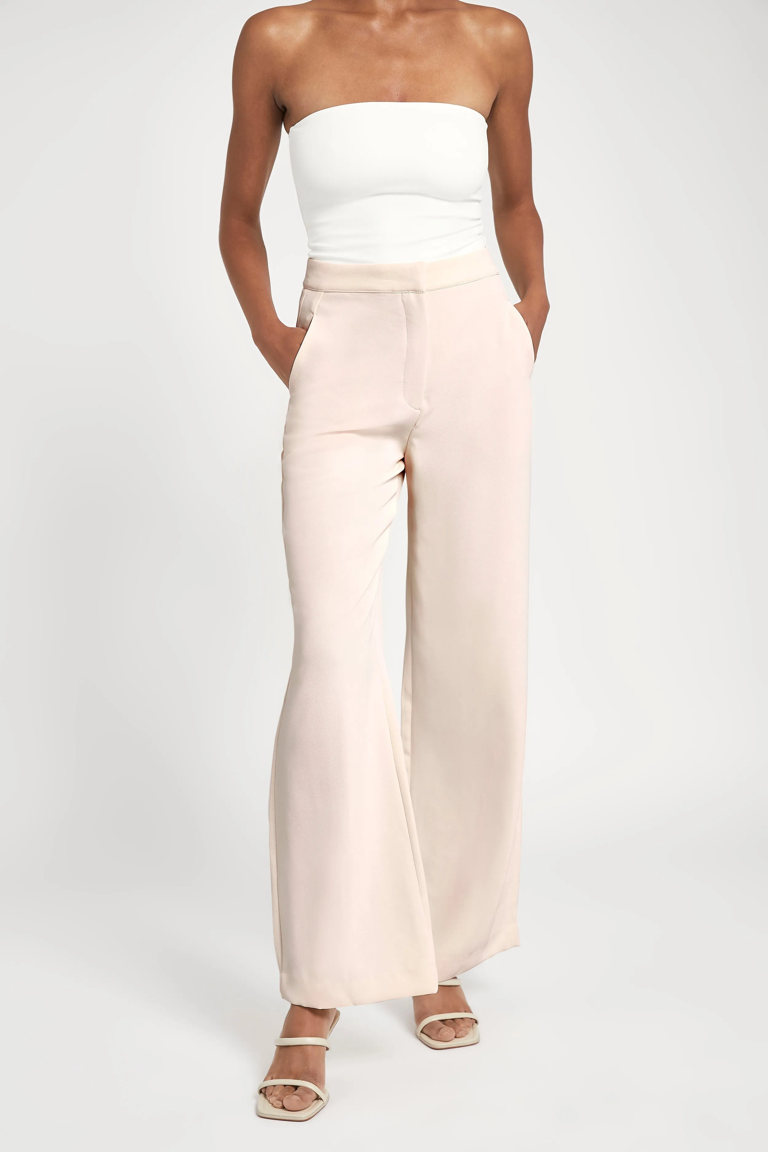 Effortless Wide Leg Trousers - Pink sold by Because of Alice product image thumbnail 3