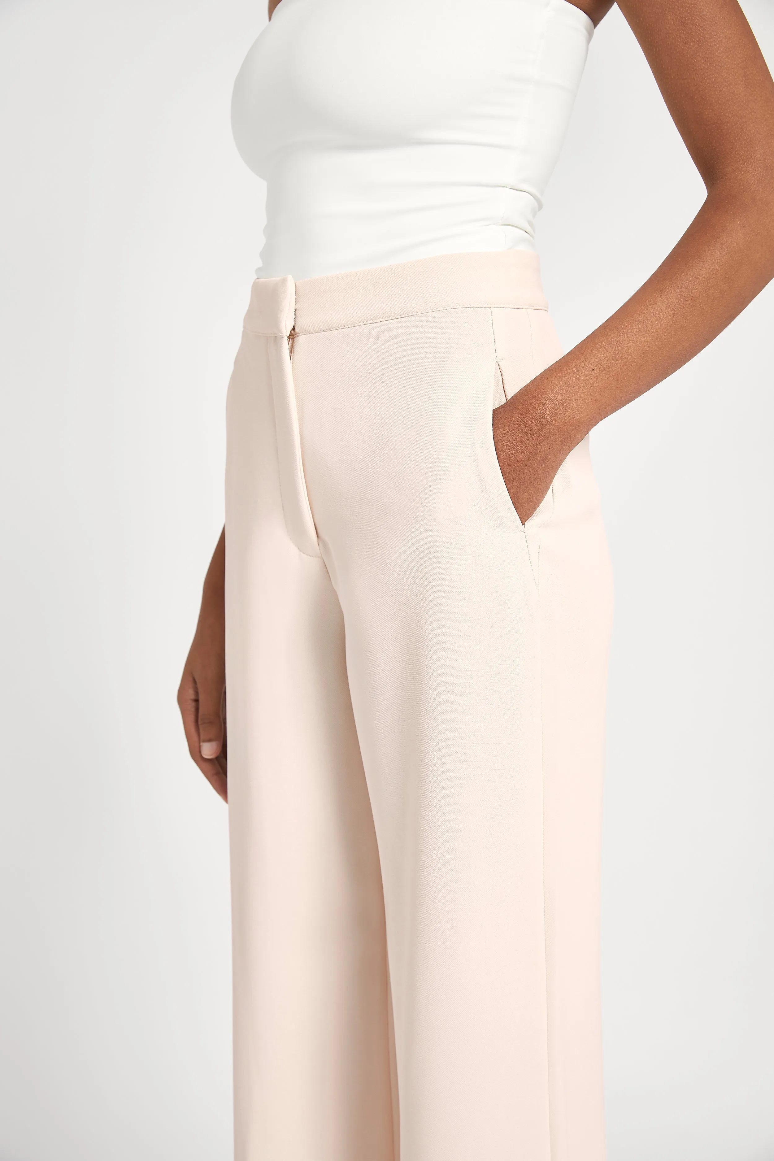 Effortless Wide Leg Trousers - Pink sold by Because of Alice product image thumbnail 4
