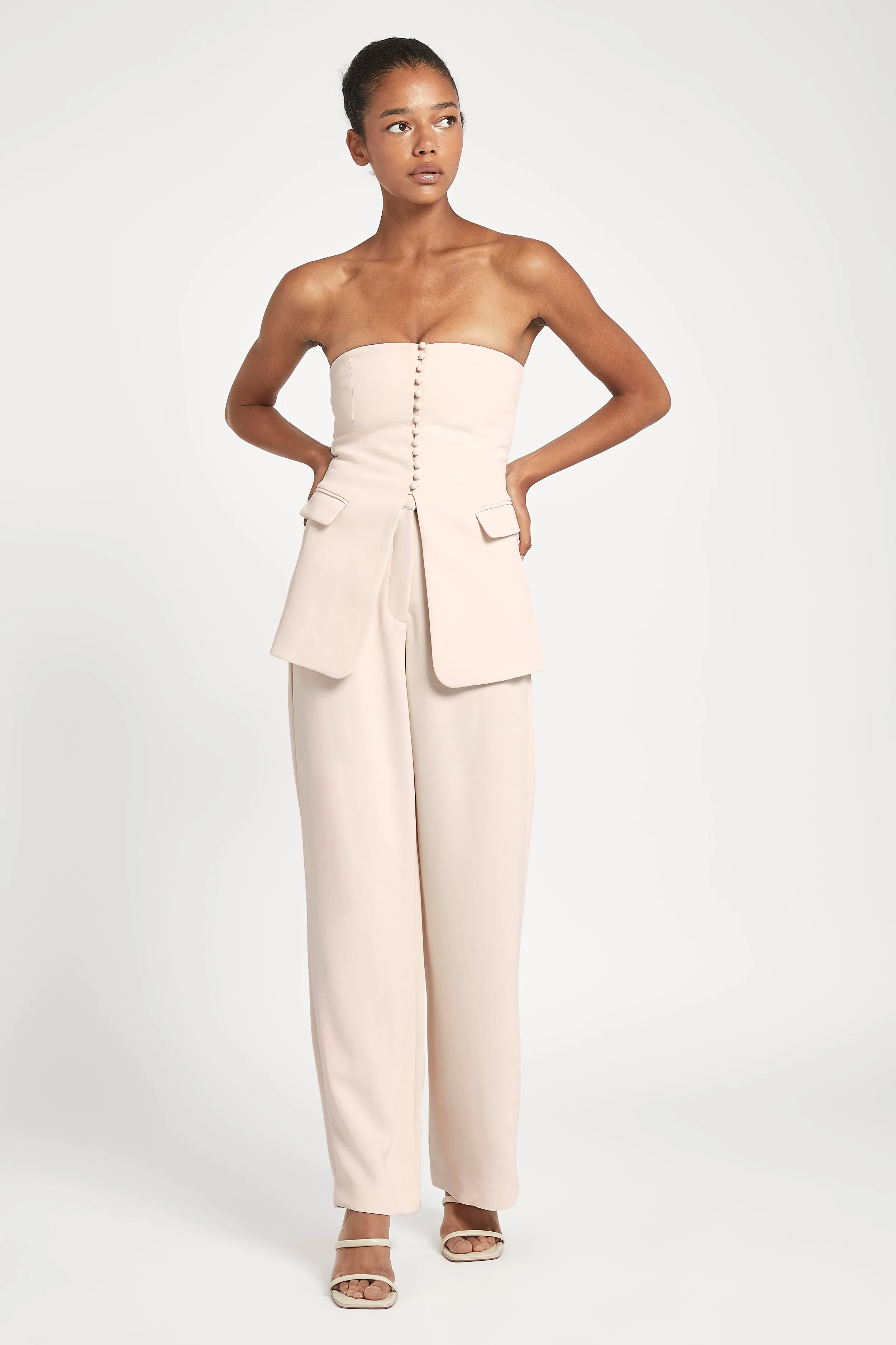 Effortless Wide Leg Trousers - Pink sold by Because of Alice product image thumbnail 5