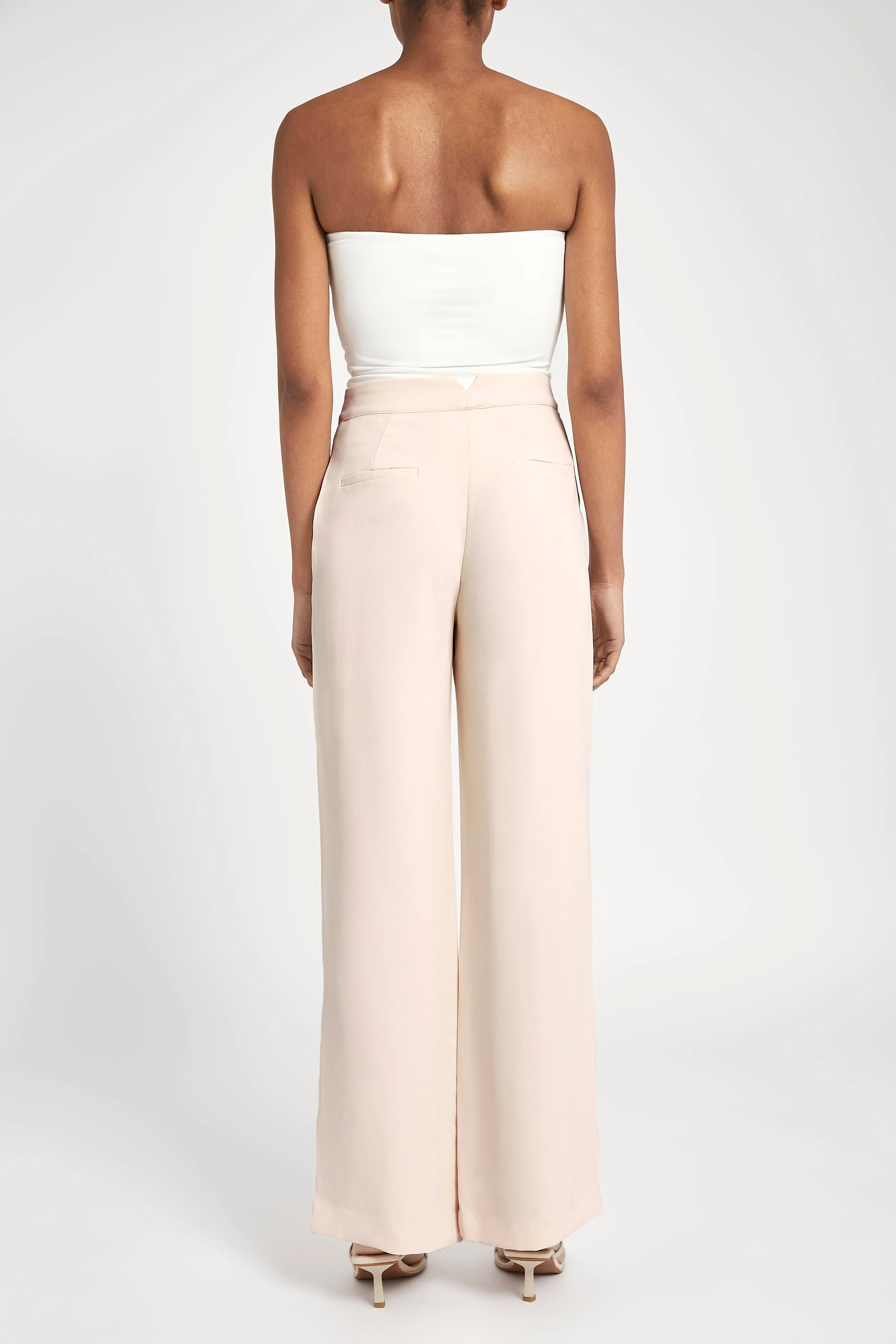 Effortless Wide Leg Trousers - Pink sold by Because of Alice product image thumbnail 2
