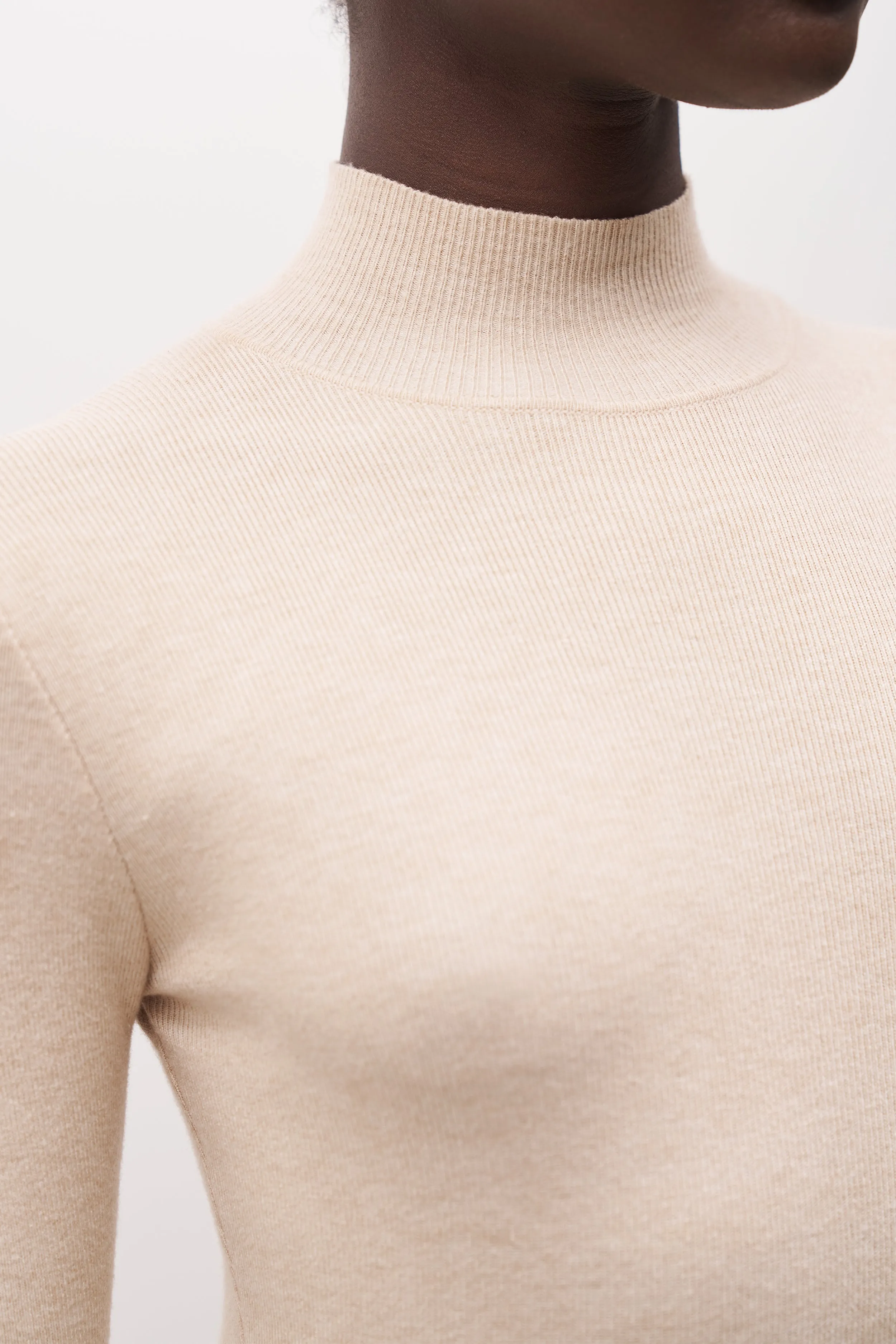 Fine Knit Maxi Dress - Birch sold by Because of Alice product image thumbnail 5