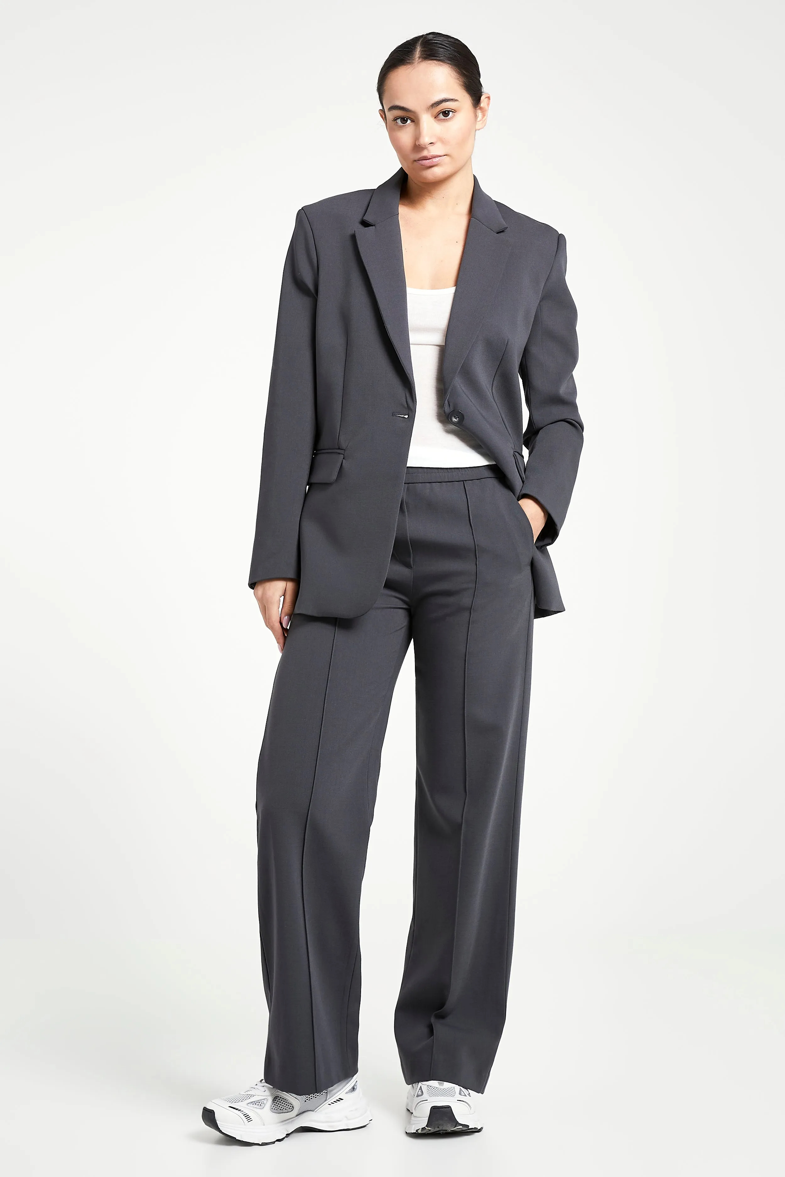 Relaxed Single Breasted Blazer - Midnight Blue sold by Because of Alice product image thumbnail 5