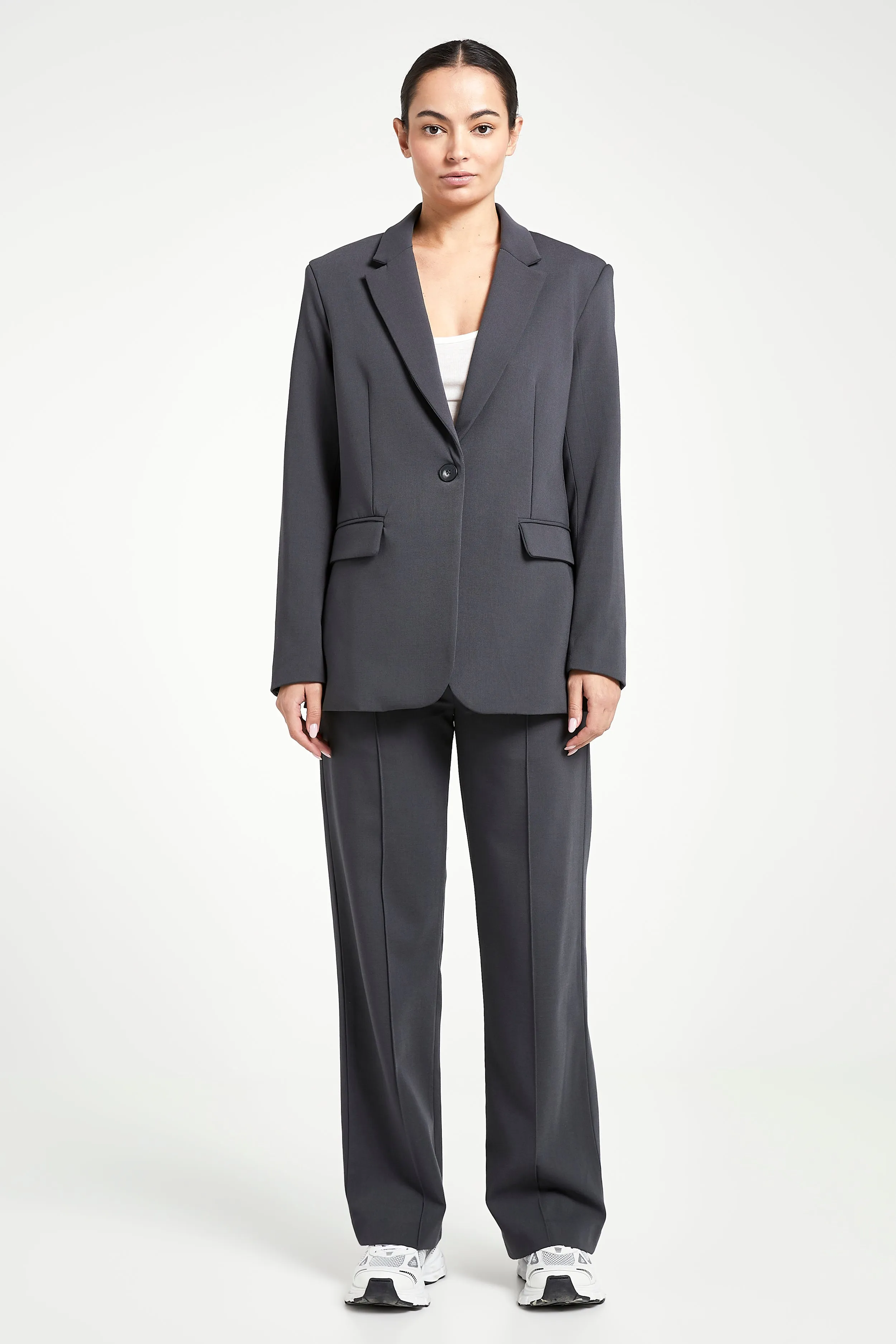 Relaxed Single Breasted Blazer - Midnight Blue sold by Because of Alice product image thumbnail 2