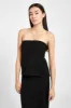 Crochet Knit Strapless Top - Black sold by Because of Alice