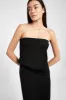 Crochet Knit Strapless Top - Black sold by Because of Alice