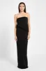 Crochet Knit Strapless Top - Black sold by Because of Alice
