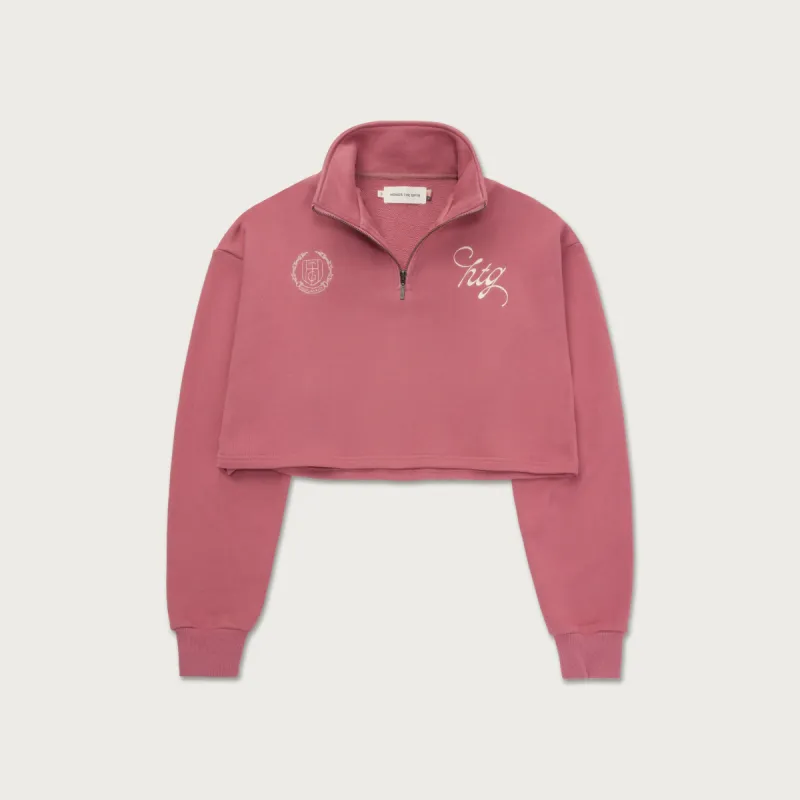 Womens 1/4 Zip Fleece - Mauve sold by Honor the Gift
