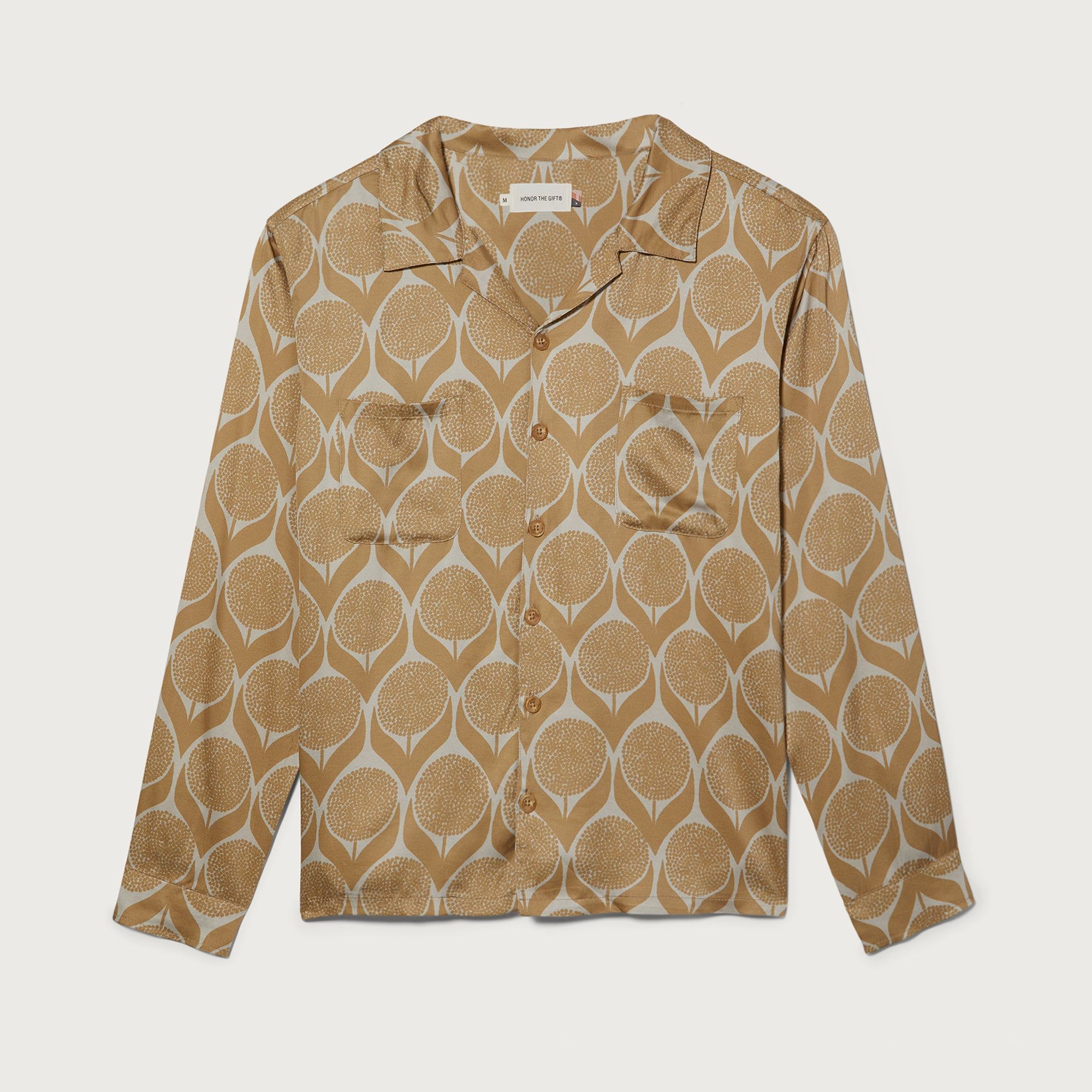 L/S Floral Woven - Gold sold by Honor the Gift