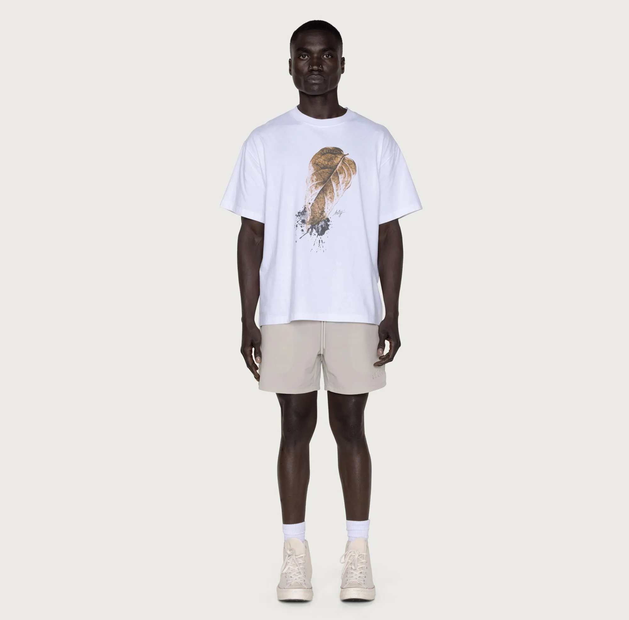 HTG® Leaf T-Shirt - White sold by Honor the Gift product image thumbnail 3