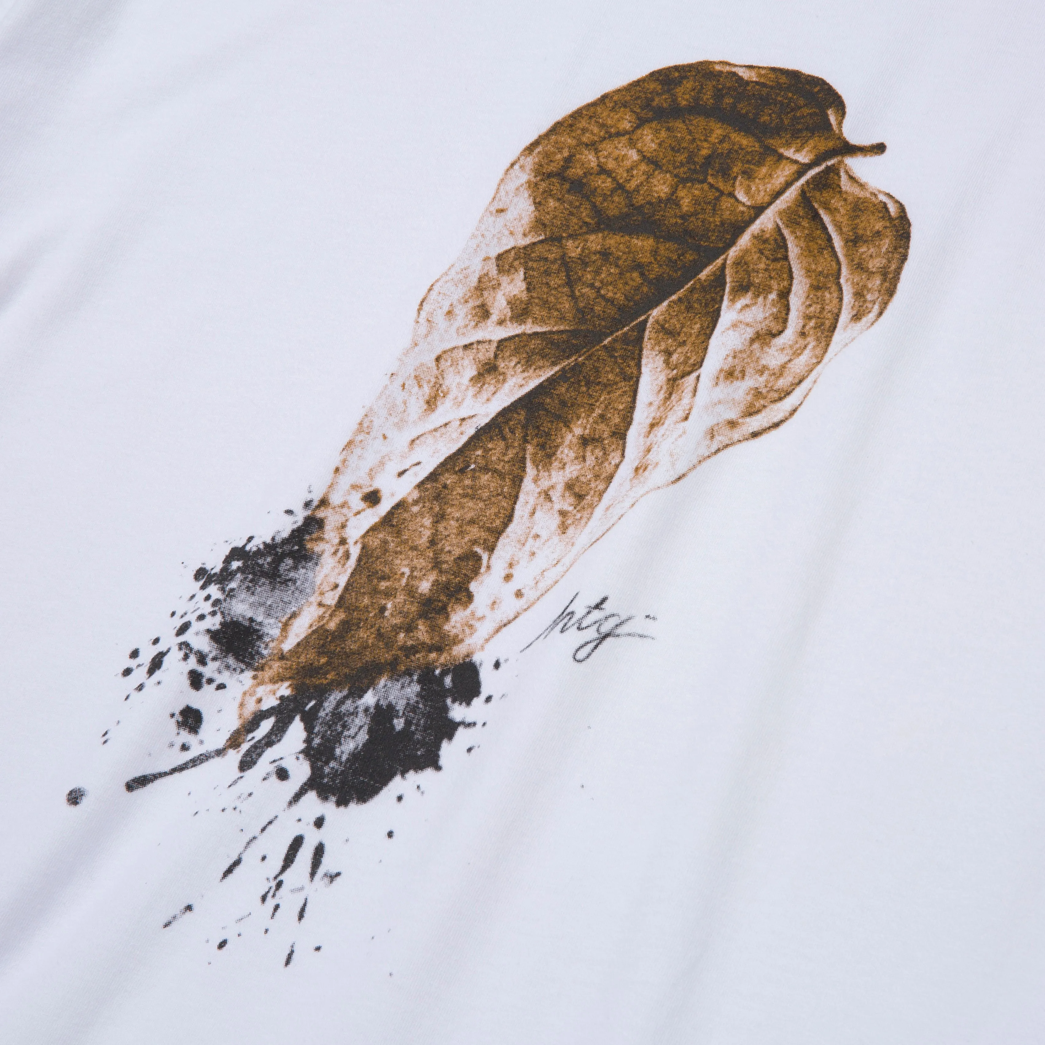 HTG® Leaf T-Shirt - White sold by Honor the Gift product image thumbnail 4