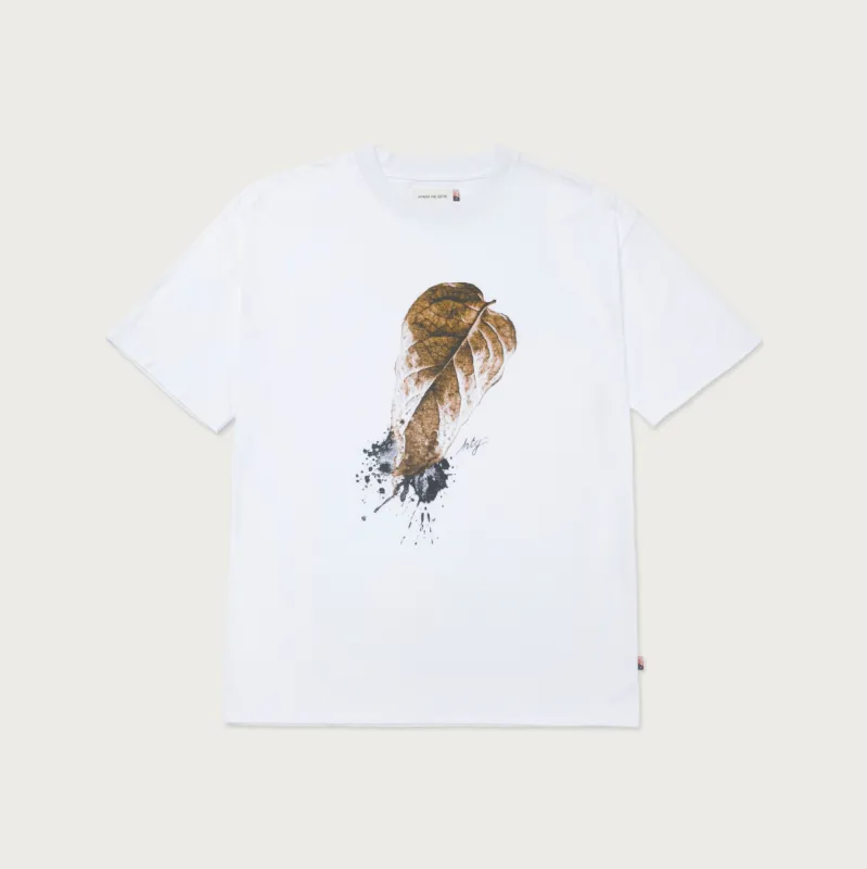 HTG® Leaf T-Shirt - White sold by Honor the Gift