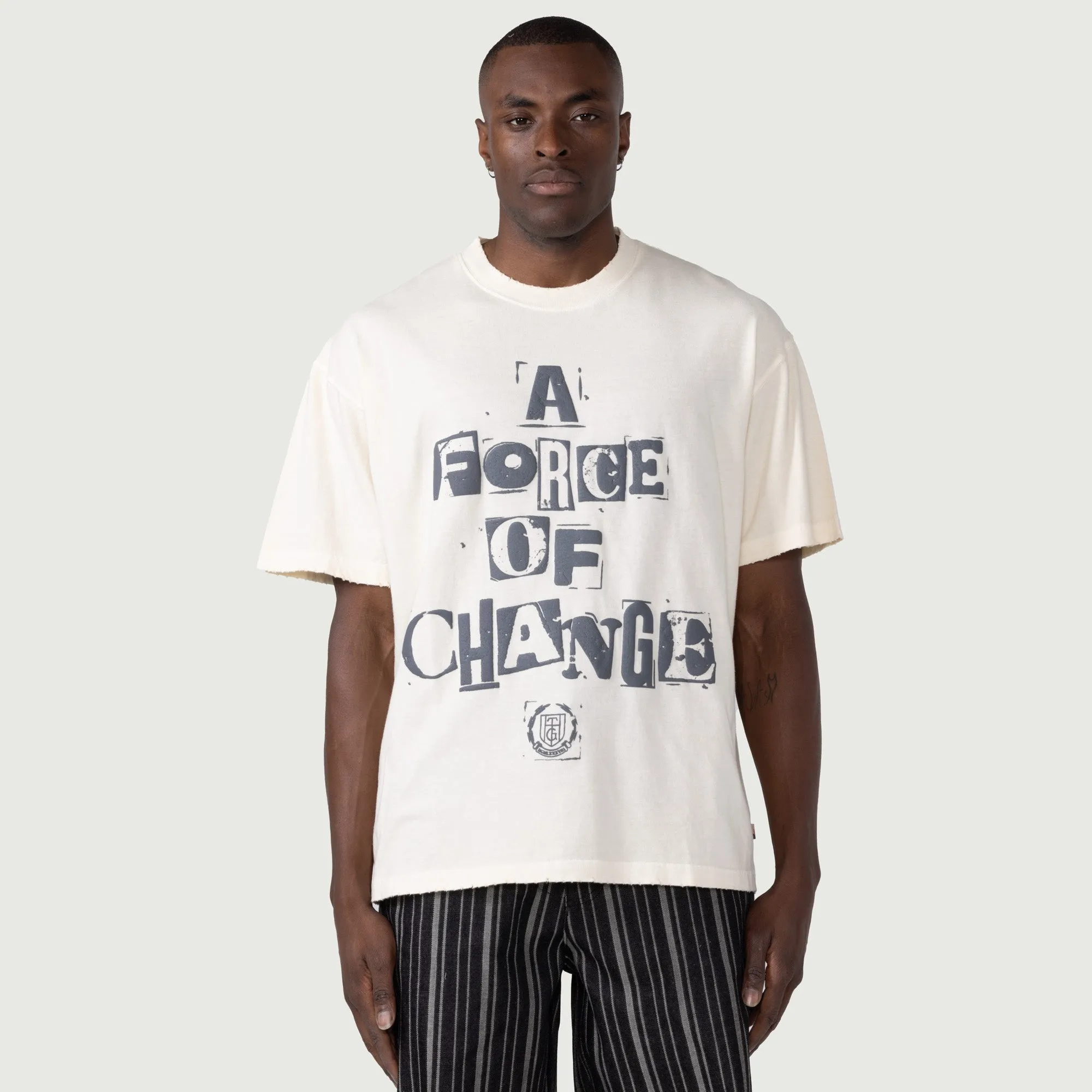 A Force Of Change T-Shirt - Bone sold by Honor the Gift product image thumbnail 3