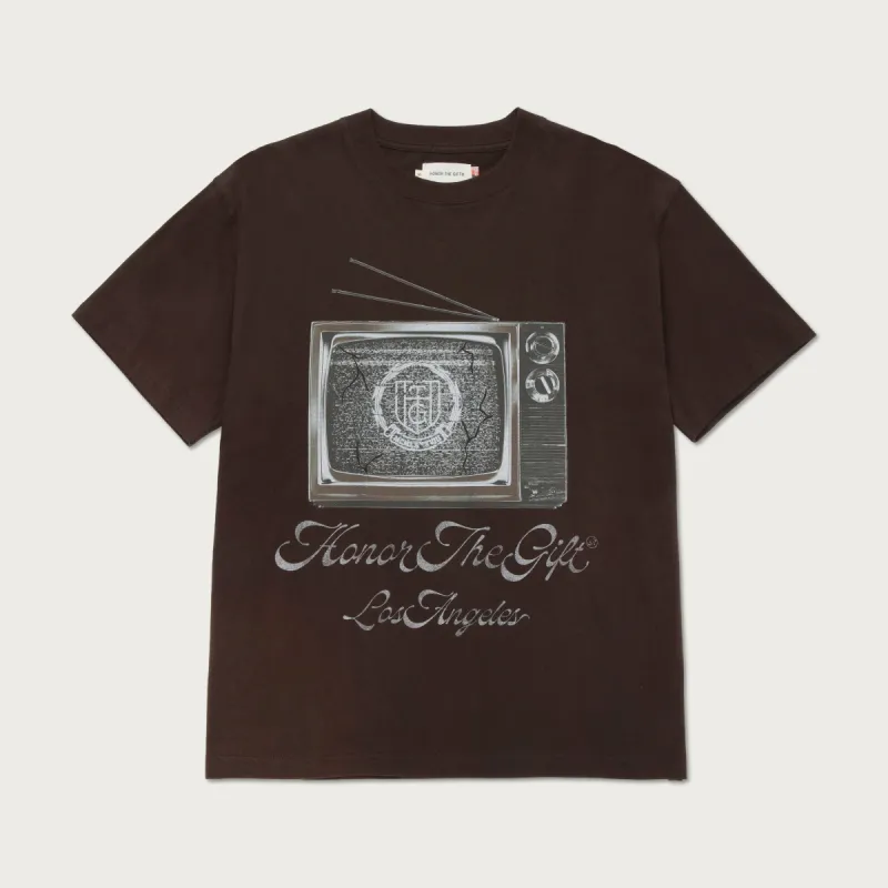 HTG® TV T-Shirt - Black sold by Honor the Gift