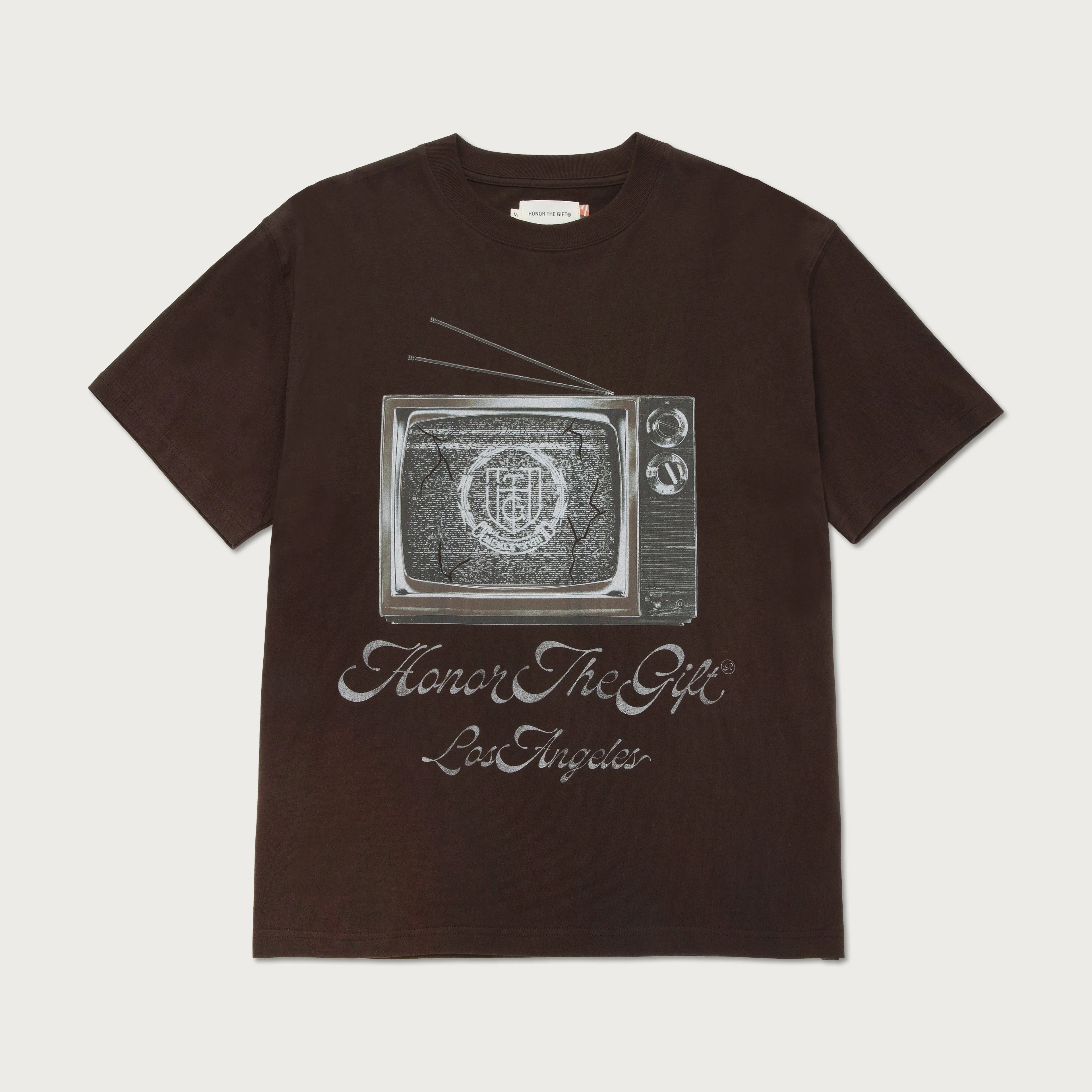 HTG® TV T-Shirt - Black sold by Honor the Gift