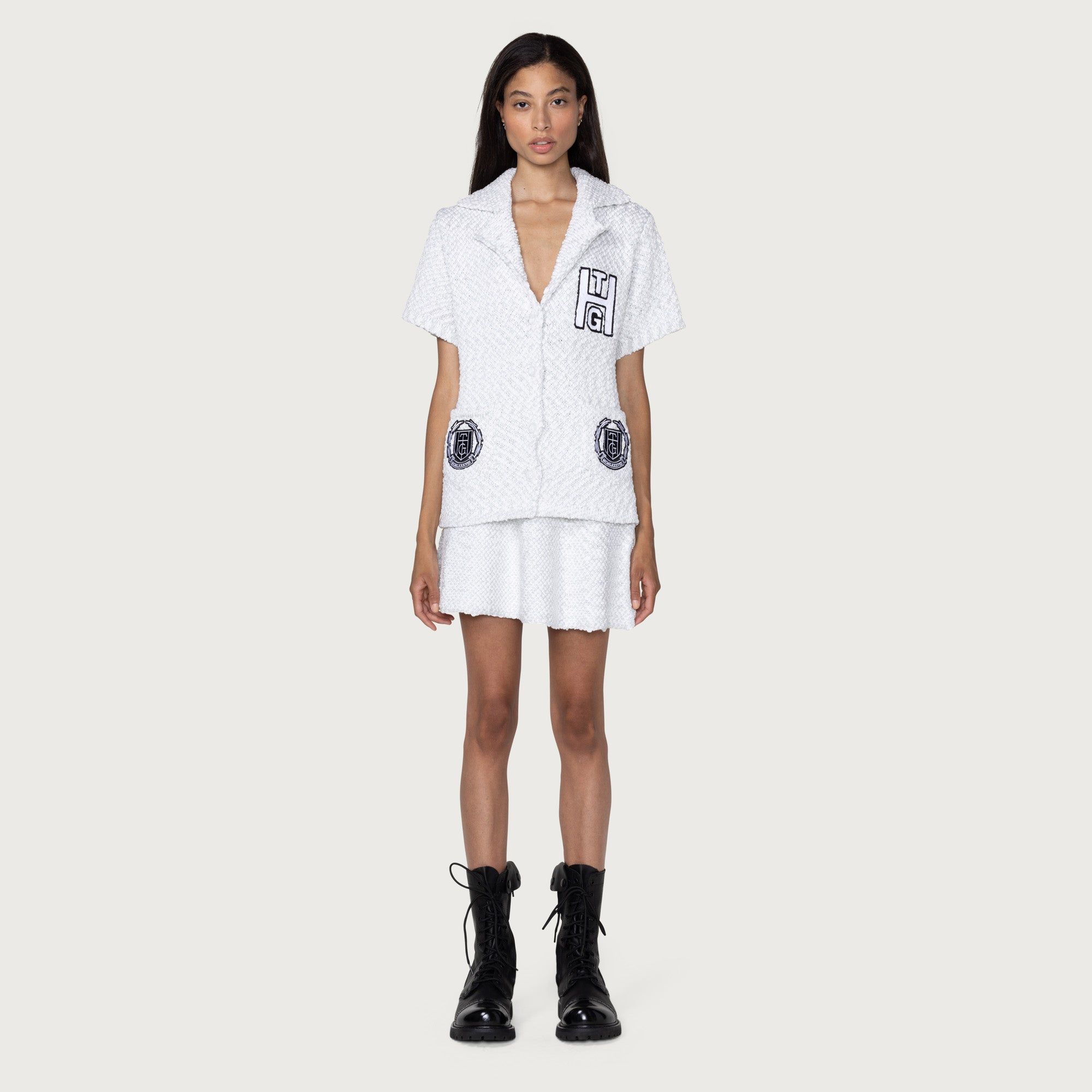 Womens Honoree Camp Button Up - White sold by Honor the Gift product image thumbnail 3