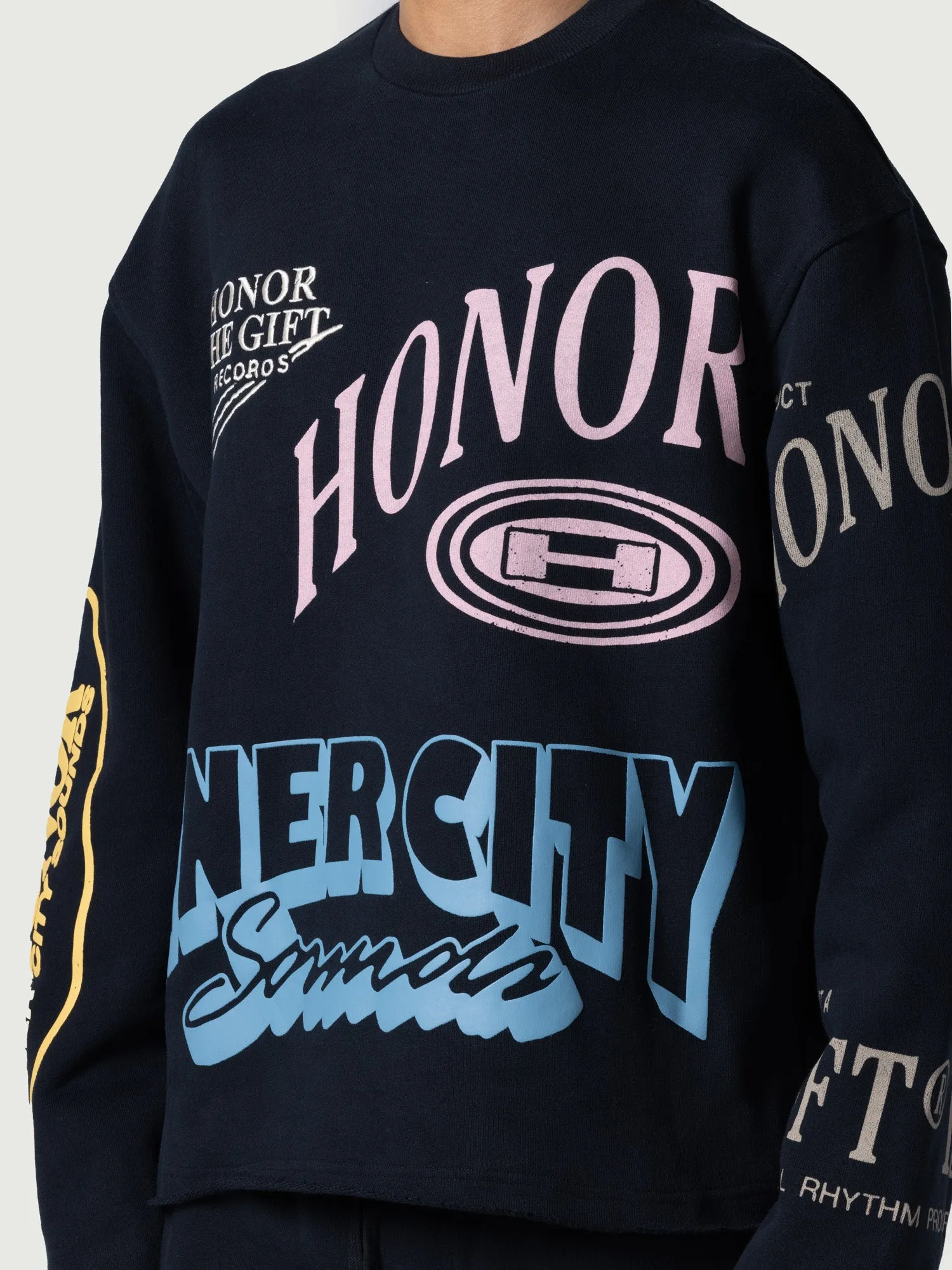 Studio Crewneck 2.0 - Black sold by Honor the Gift product image thumbnail 3