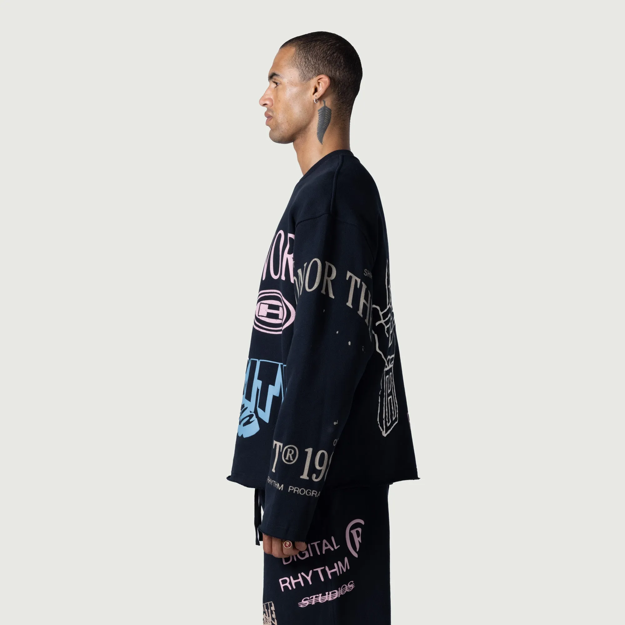 Studio Crewneck 2.0 - Black sold by Honor the Gift product image thumbnail 5