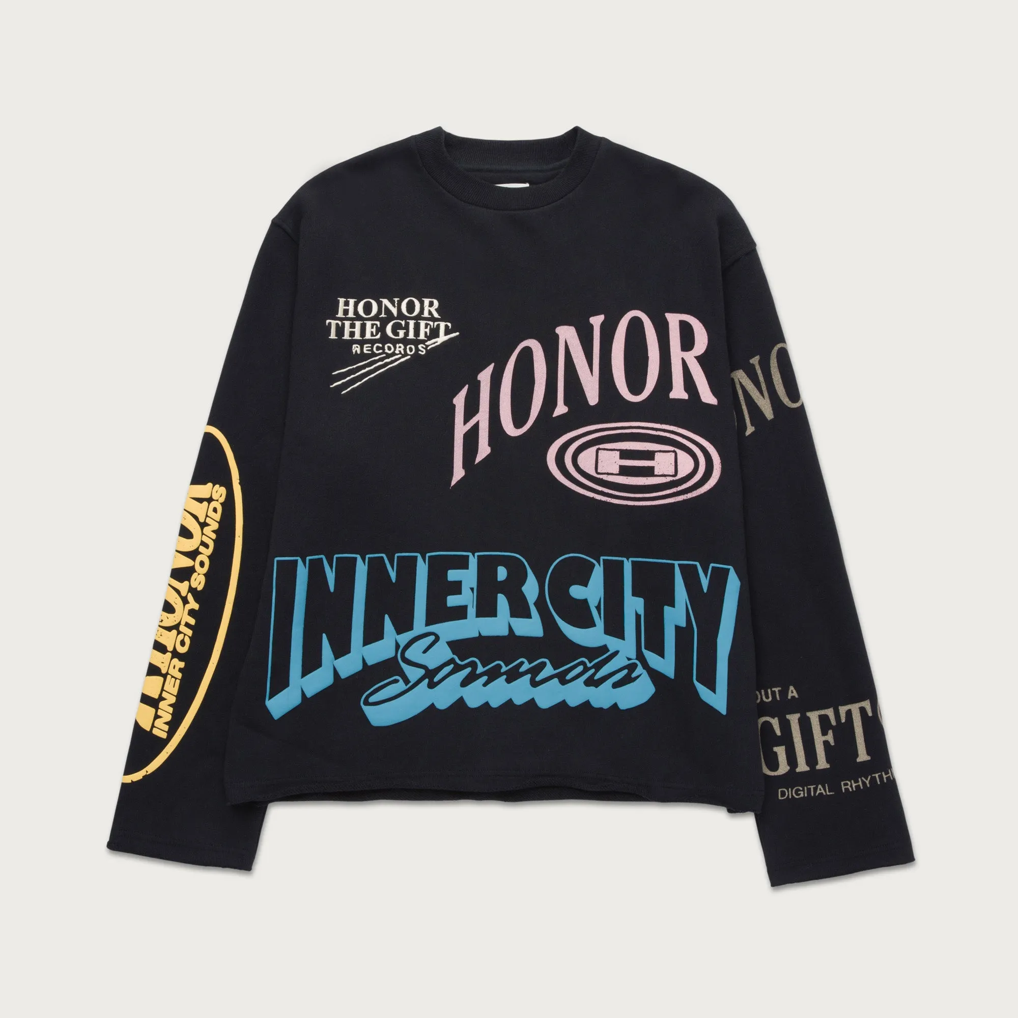 Studio Crewneck 2.0 - Black sold by Honor the Gift