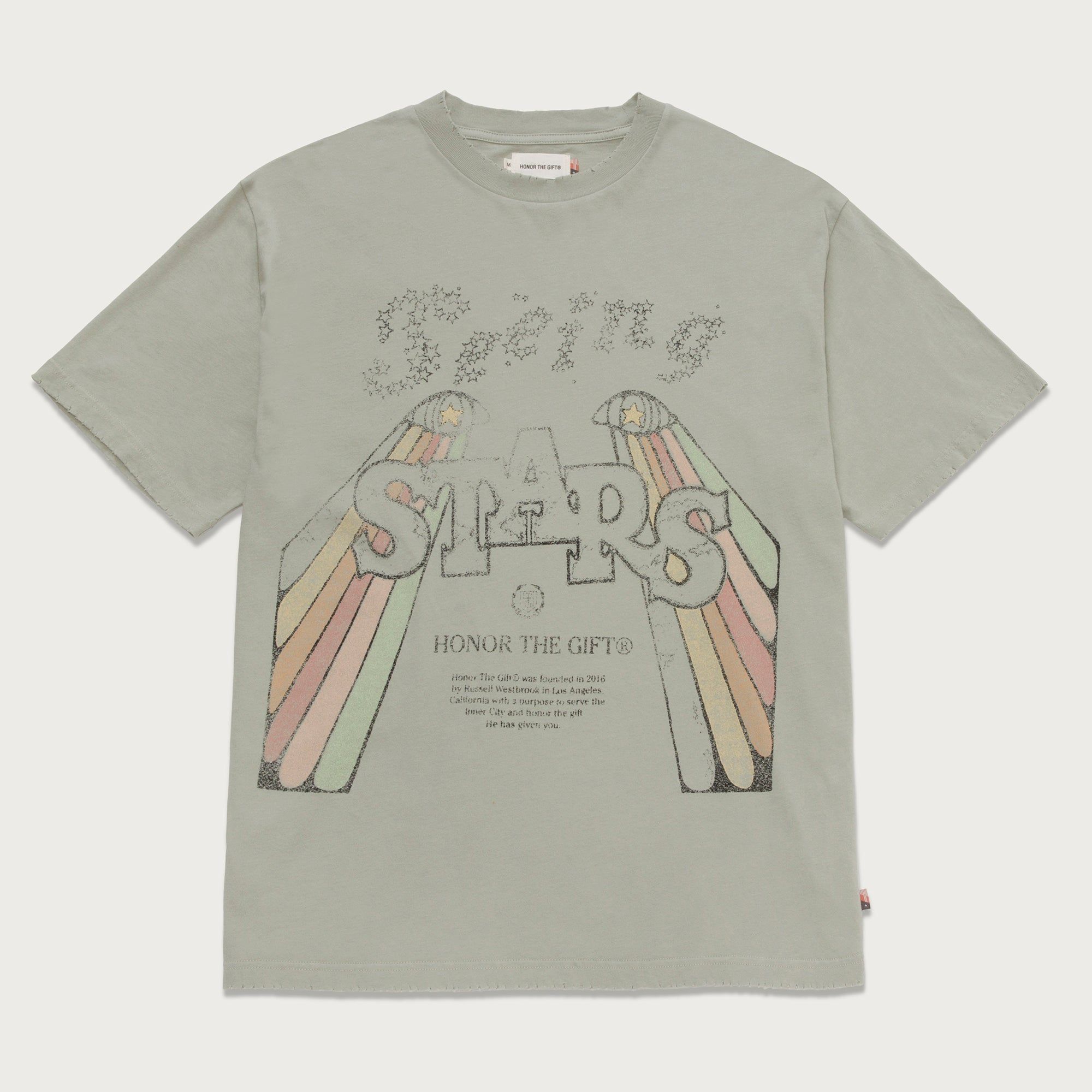 Seeing Stars T-Shirt - Sage sold by Honor the Gift