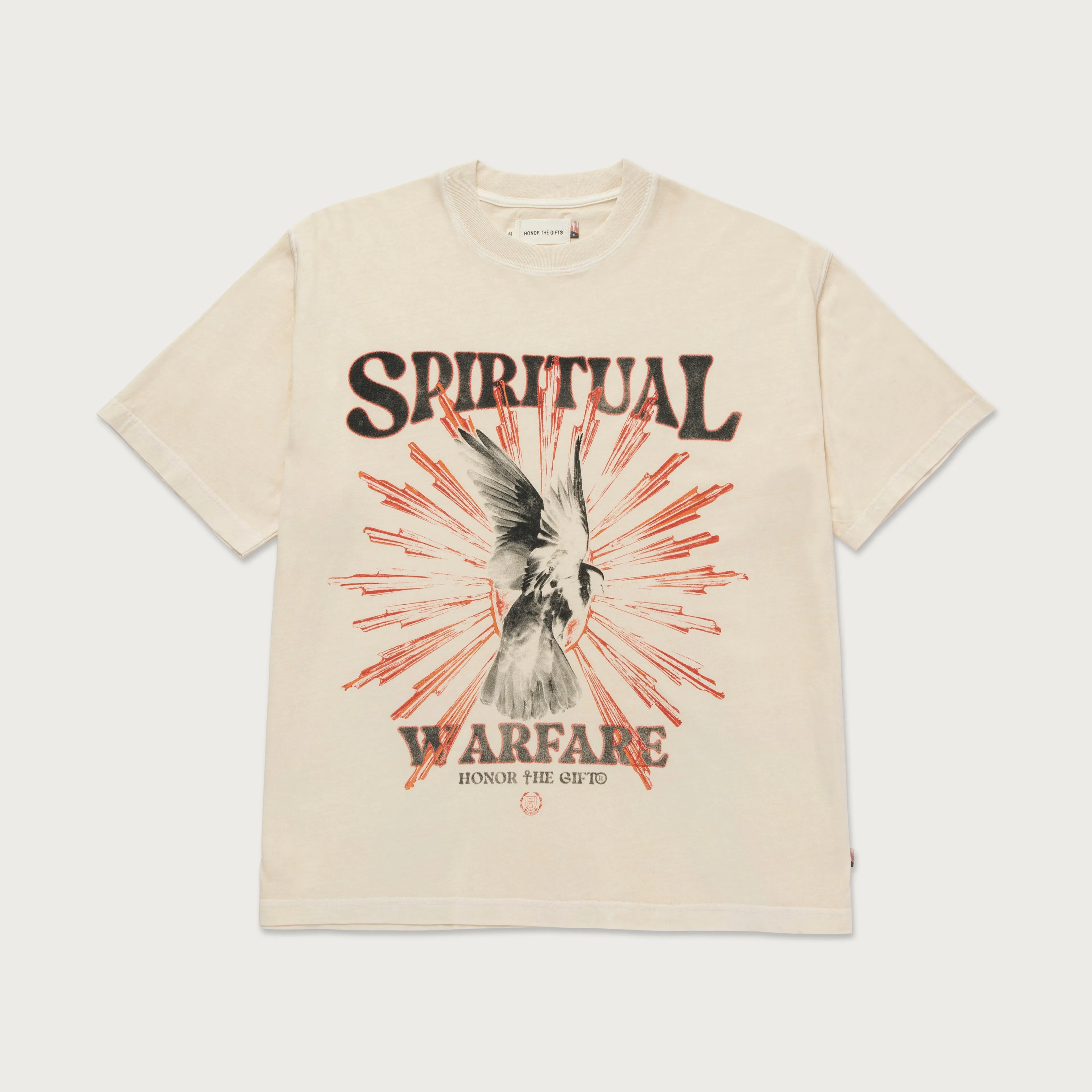 Spiritual Conflict T-Shirt - Bone sold by Honor the Gift