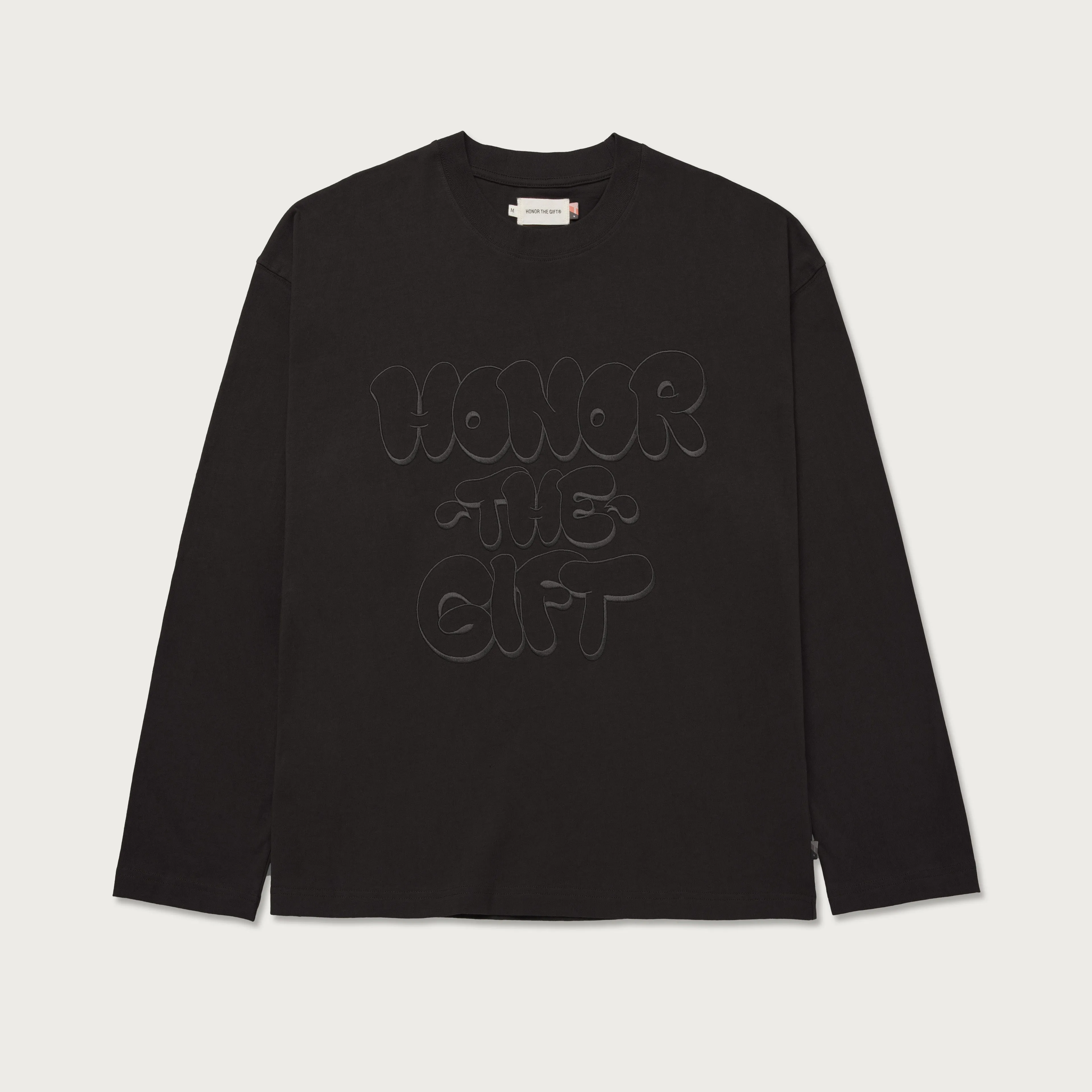 Amp'd Up L/S Tee - Black sold by Honor the Gift