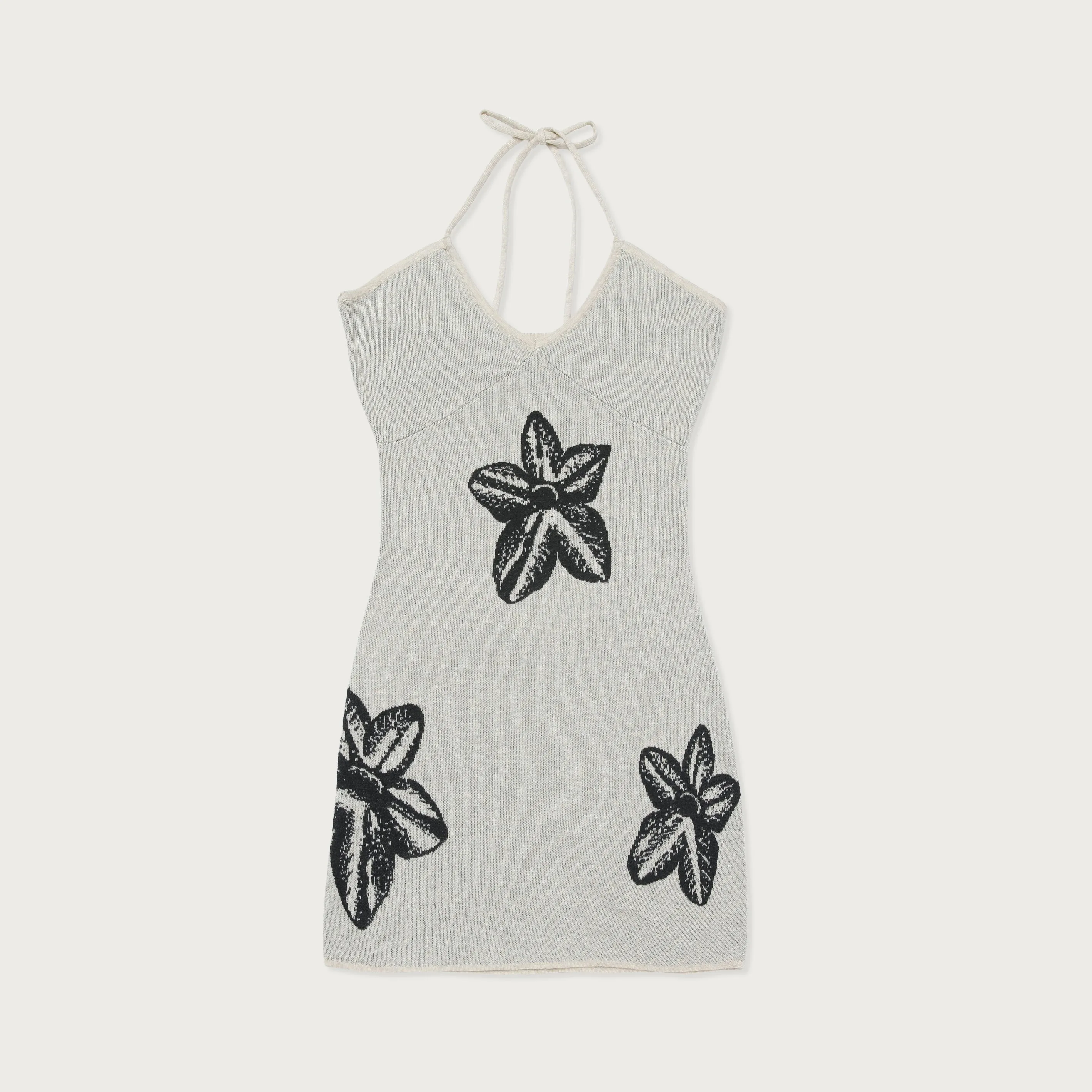 Womens Floral Knit Dress - Cream sold by Honor the Gift