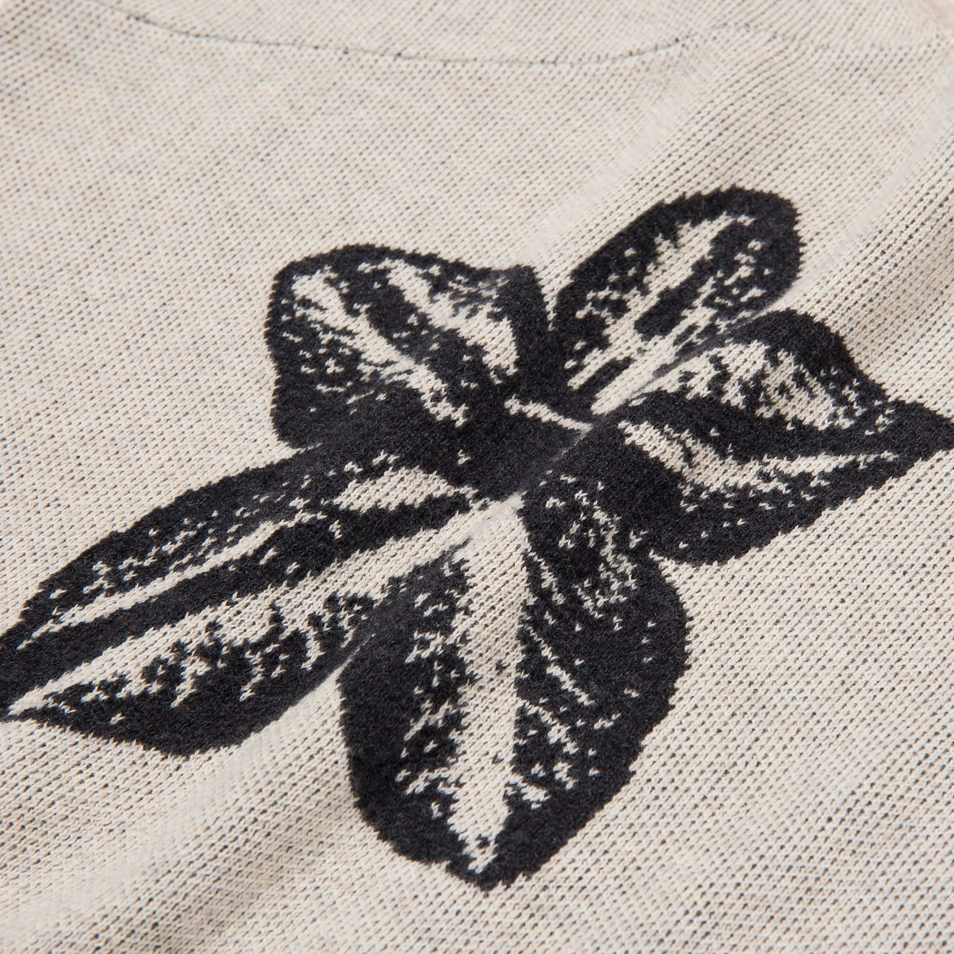 Womens Floral Knit Dress - Cream sold by Honor the Gift product image thumbnail 4