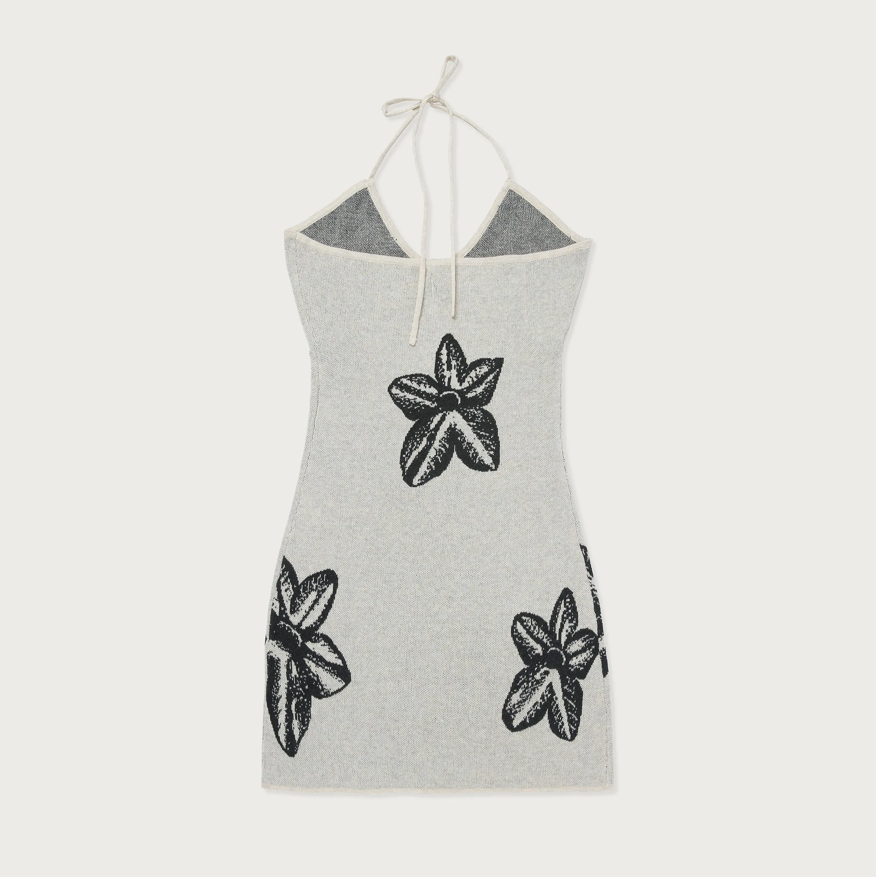 Womens Floral Knit Dress - Cream sold by Honor the Gift product image thumbnail 2