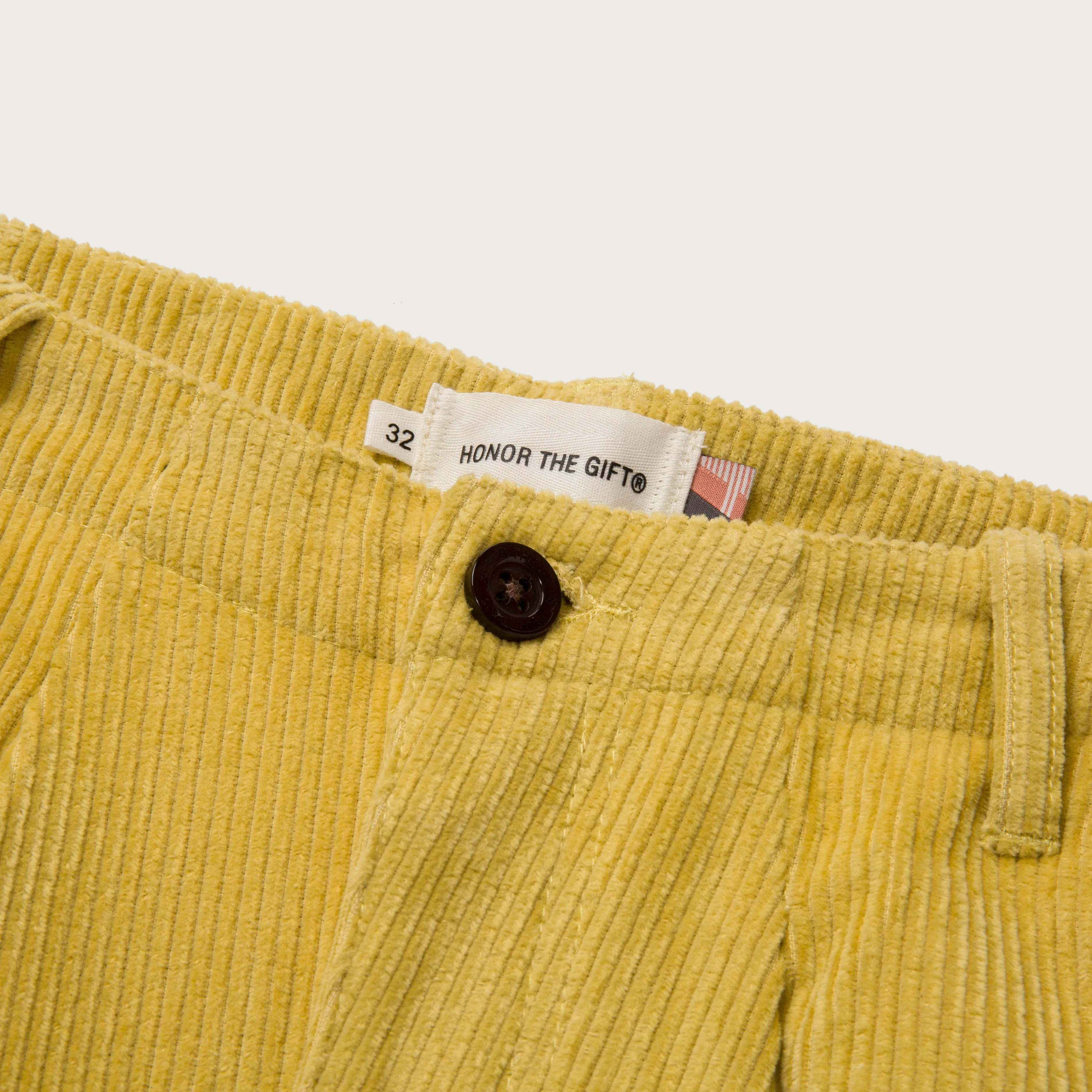 Corduroy Trouser Pant - Yellow sold by Honor the Gift product image thumbnail 4