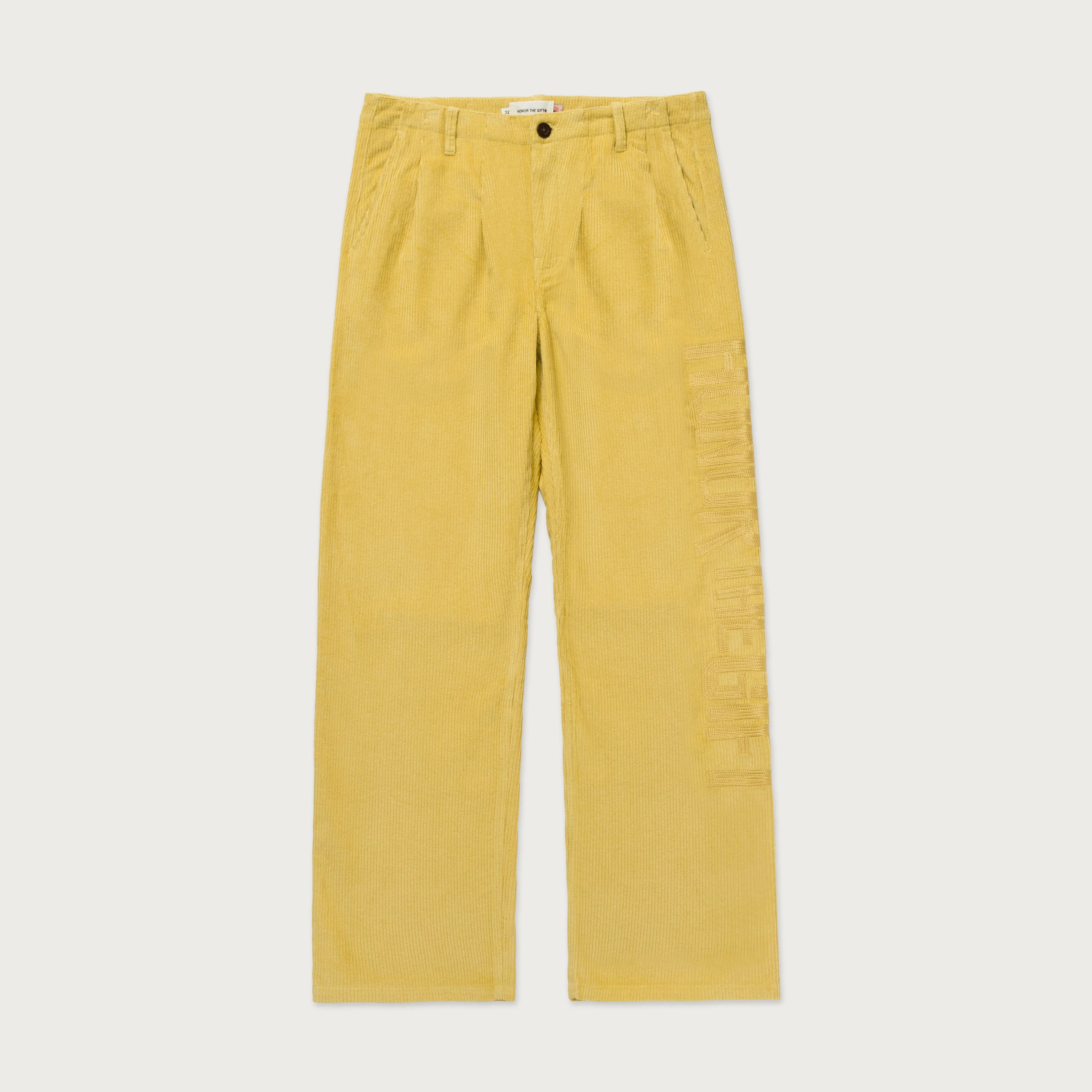 Corduroy Trouser Pant - Yellow sold by Honor the Gift