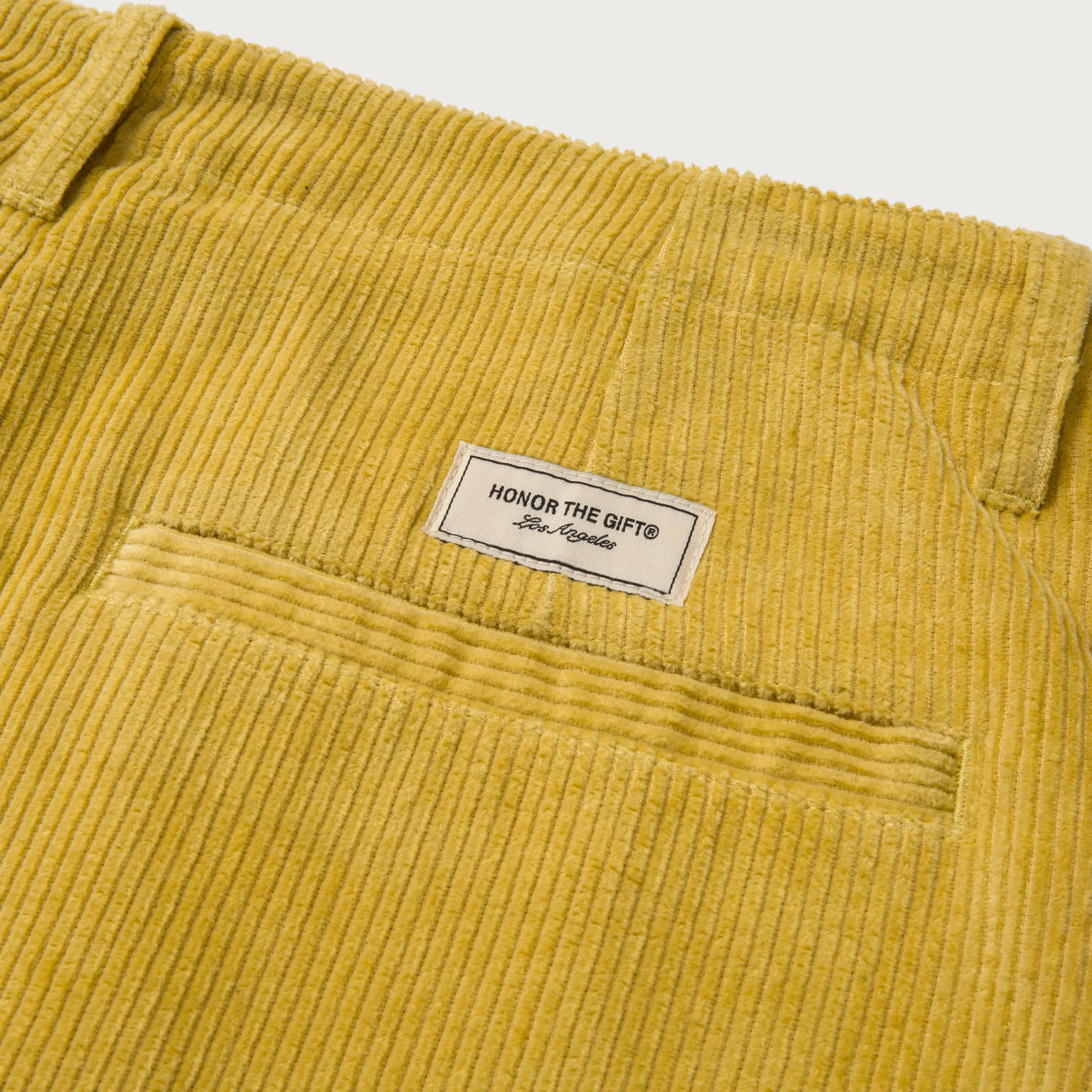 Corduroy Trouser Pant - Yellow sold by Honor the Gift product image thumbnail 5