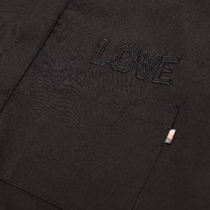 Womens Love Button Up - Black sold by Honor the Gift