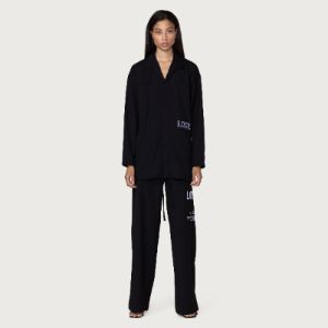 Womens Love Button Up - Black sold by Honor the Gift