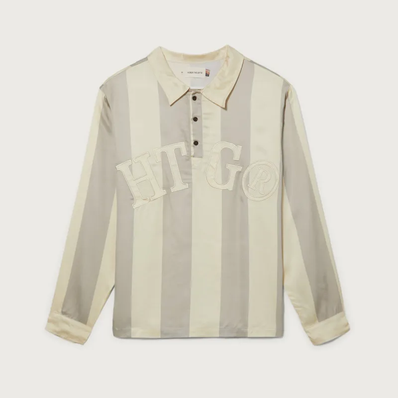 HTG® Stripe Rugby - Grey sold by Honor the Gift