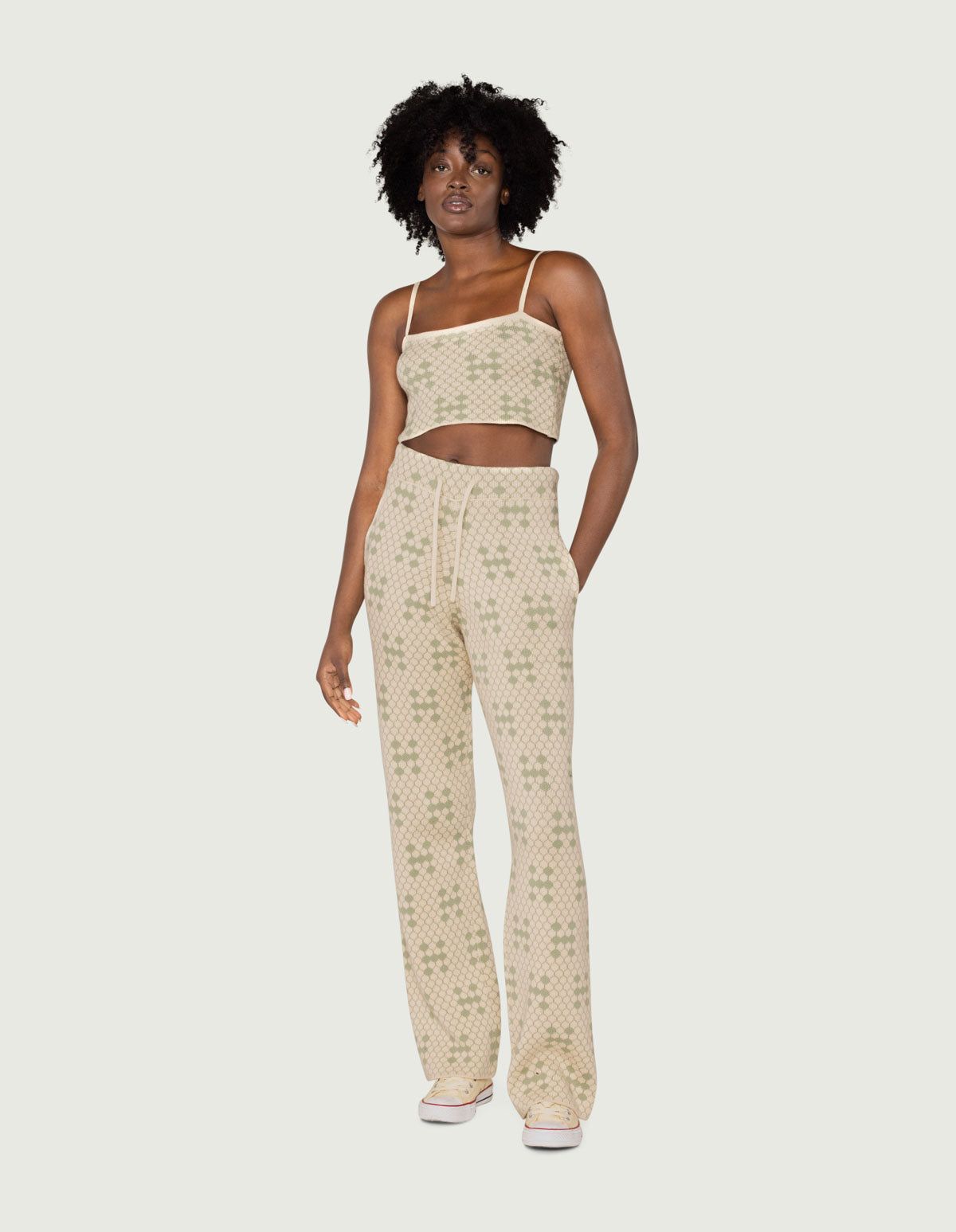 Women's Monogram Lounge Pant - Cream sold by Honor the Gift product image thumbnail 3