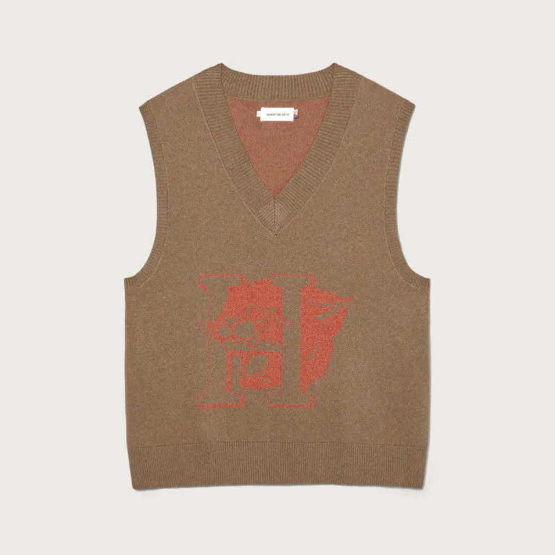 HTG® Mascot Vest - Brown sold by Honor the Gift