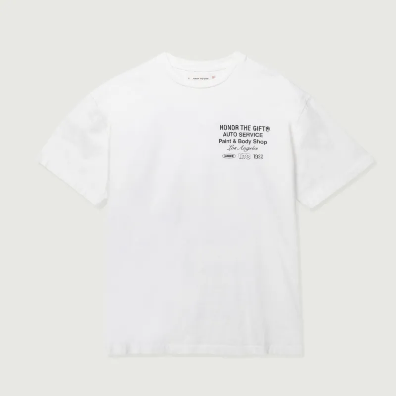 Inner City Auto Service T-Shirt - Bone made by Honor the Gift