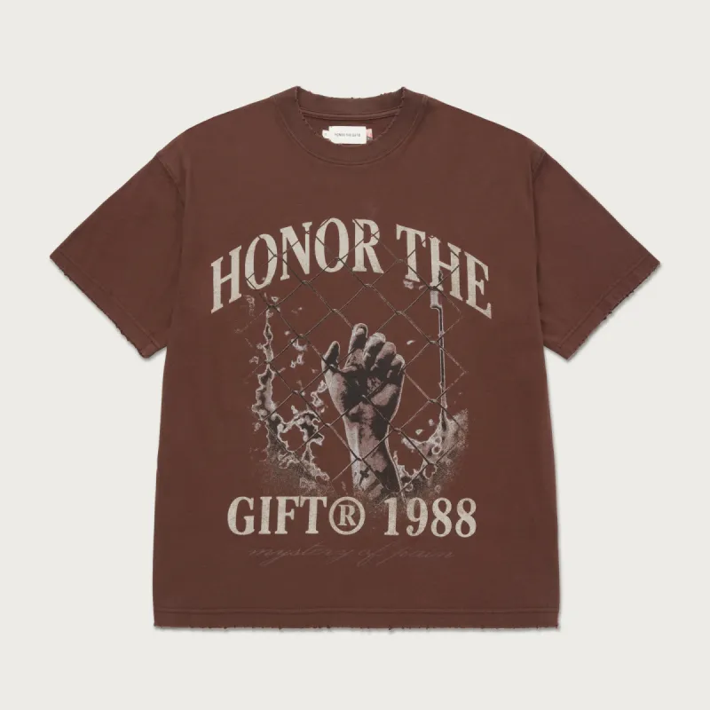 Mystery of Pain T-Shirt - Brown sold by Honor the Gift
