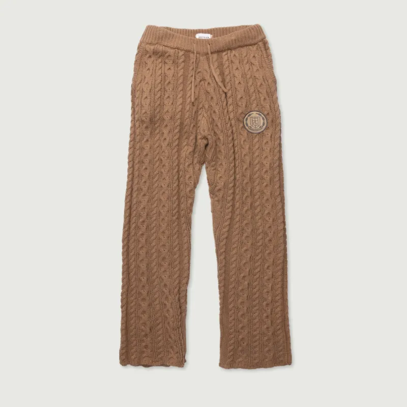 Cable Knit Pant - Tan sold by Honor the Gift
