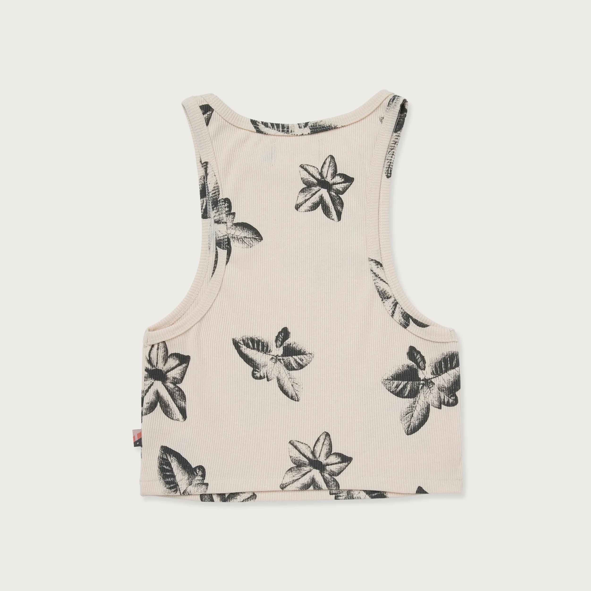 Womens Floral Ribbed Tank - Cream sold by Honor the Gift product image thumbnail 2