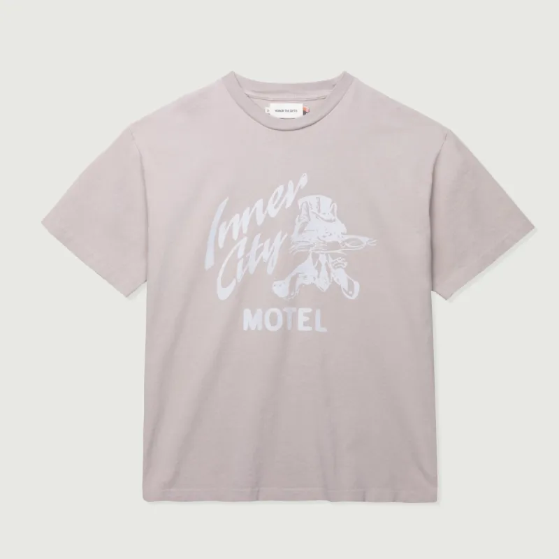 Inner City Motel T-Shirt - Brown sold by Honor the Gift