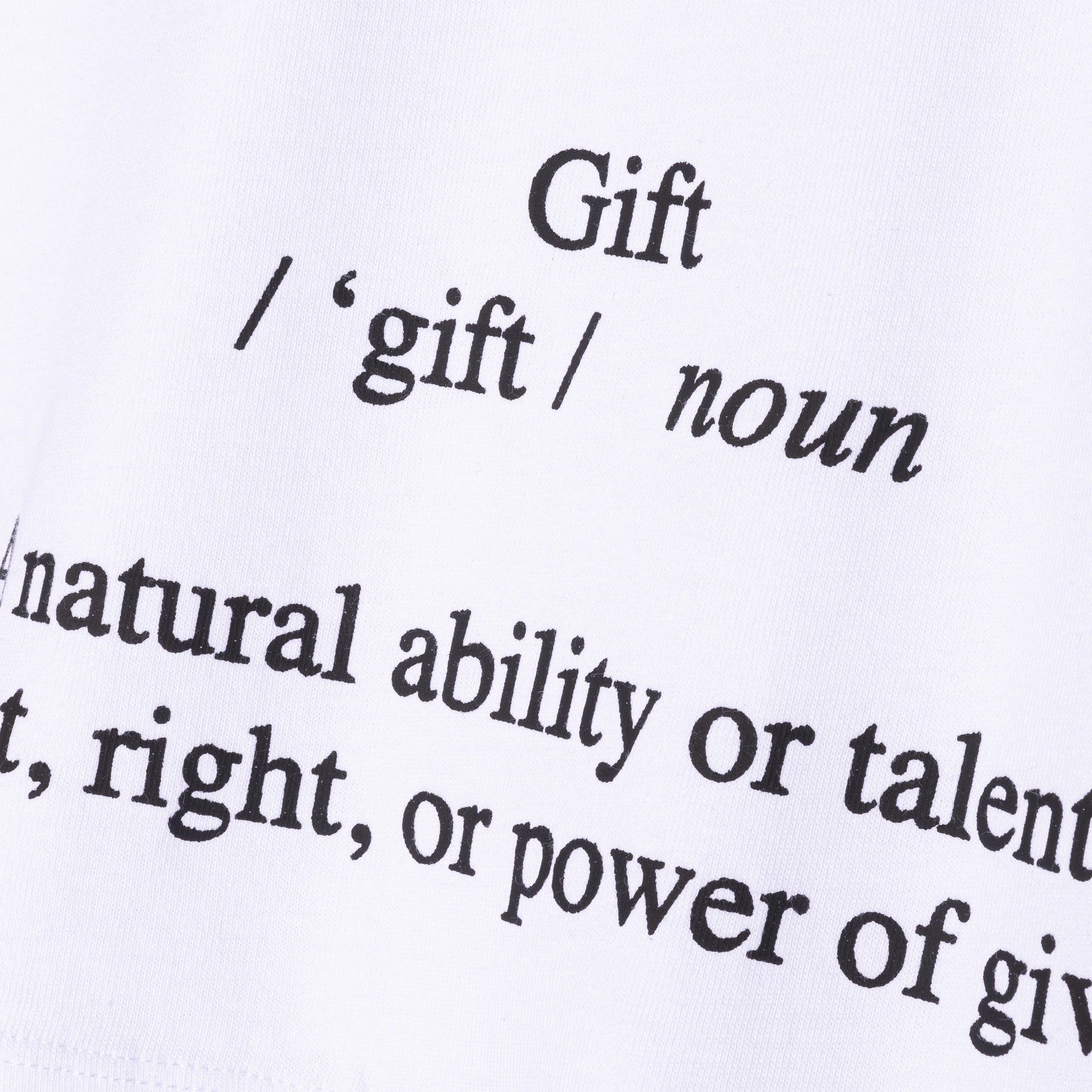 Womens Gift T-Shirt - White sold by Honor the Gift product image thumbnail 5