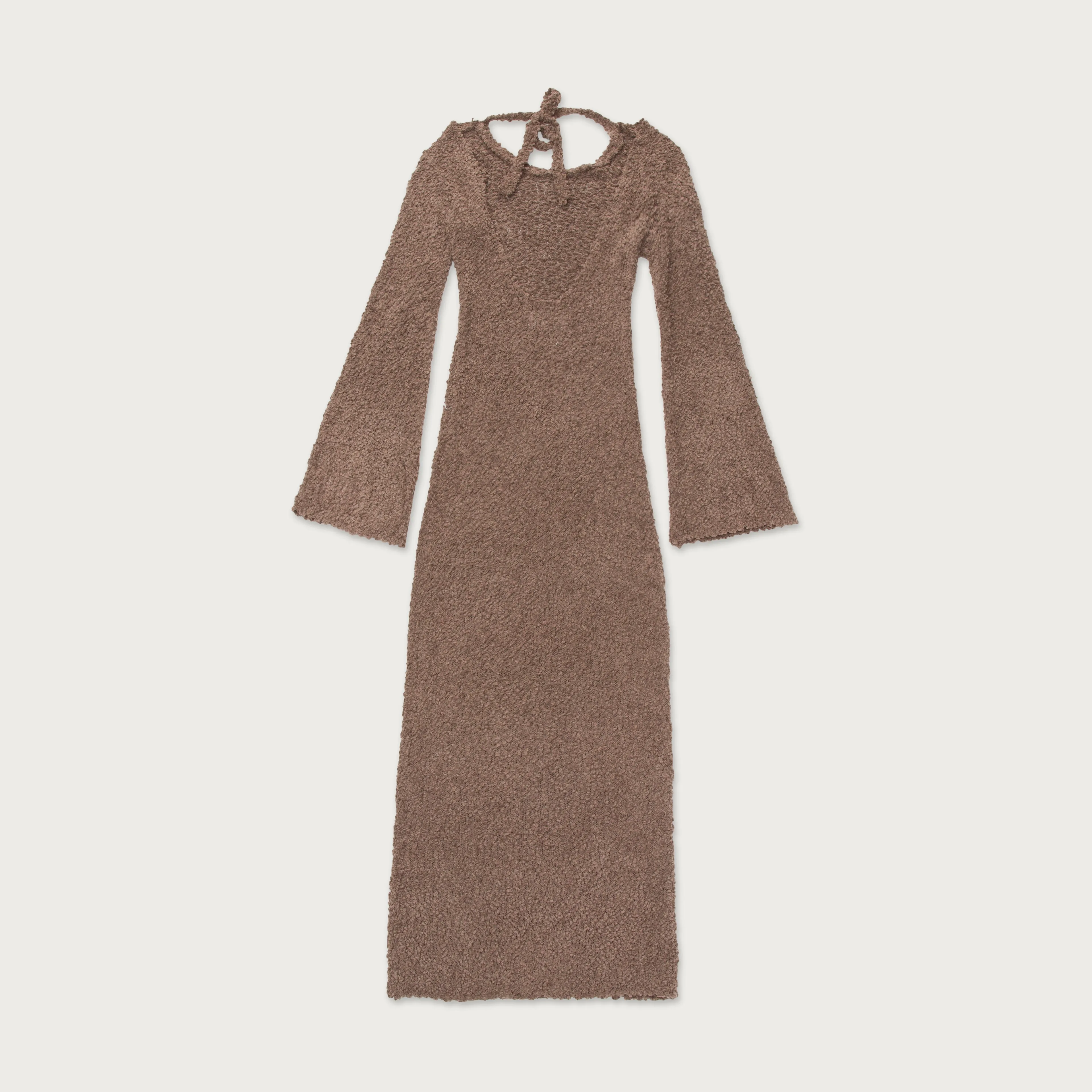 Womens L/S Knit Maxi Dress - Grey sold by Honor the Gift product image thumbnail 2